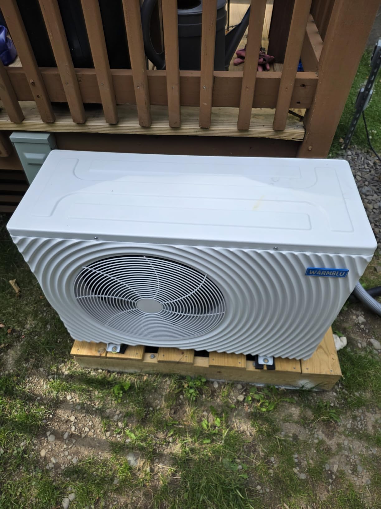 5,500 Gallons Above Ground Pool Heater 110V | H5 18,450BTU Swimming Pool Heat Pump High Efficiency COP4.1 Energy Save 45% Heating or Cooling Above Smart WiFi Control customer photo 2