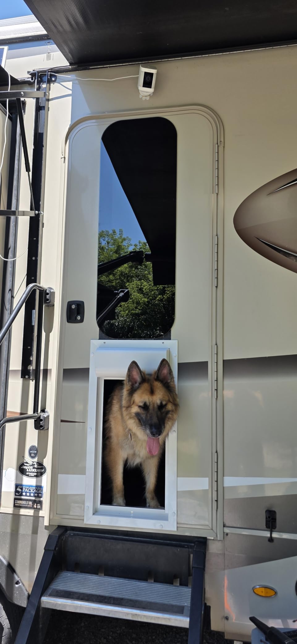 Power Pet Smart Roll Up Automatic Dog Door, WiFi (X-Large, Door Mount) customer photo 1