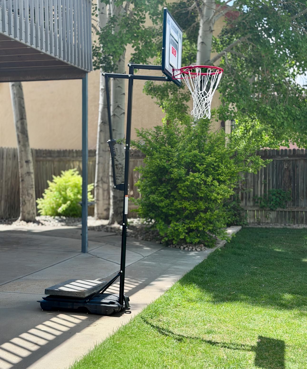 IGL Kids Basketball Hoop Outdoor | 4-8.5ft Adjustable Height | 33