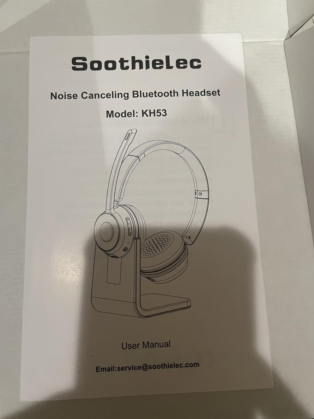 Wireless Headset with Mic for Work, Bluetooth Headset with Noise Cancelling | Headphones with Microphone Mute & USB Dongle for PC/Computer/Laptop/Cell Phones/Remote Work/Call Center (Black) customer photo 2