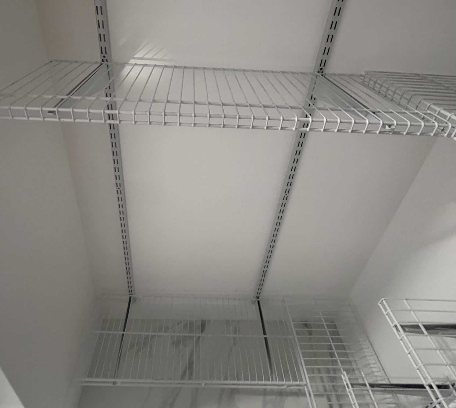 ClosetMaid Wire Shelf Kit with Hardware, 3 Ft. Wide, For Pantry, Closet, Laundry, Utility Storage, White Vinyl Finish, Pack of 4 customer photo 2