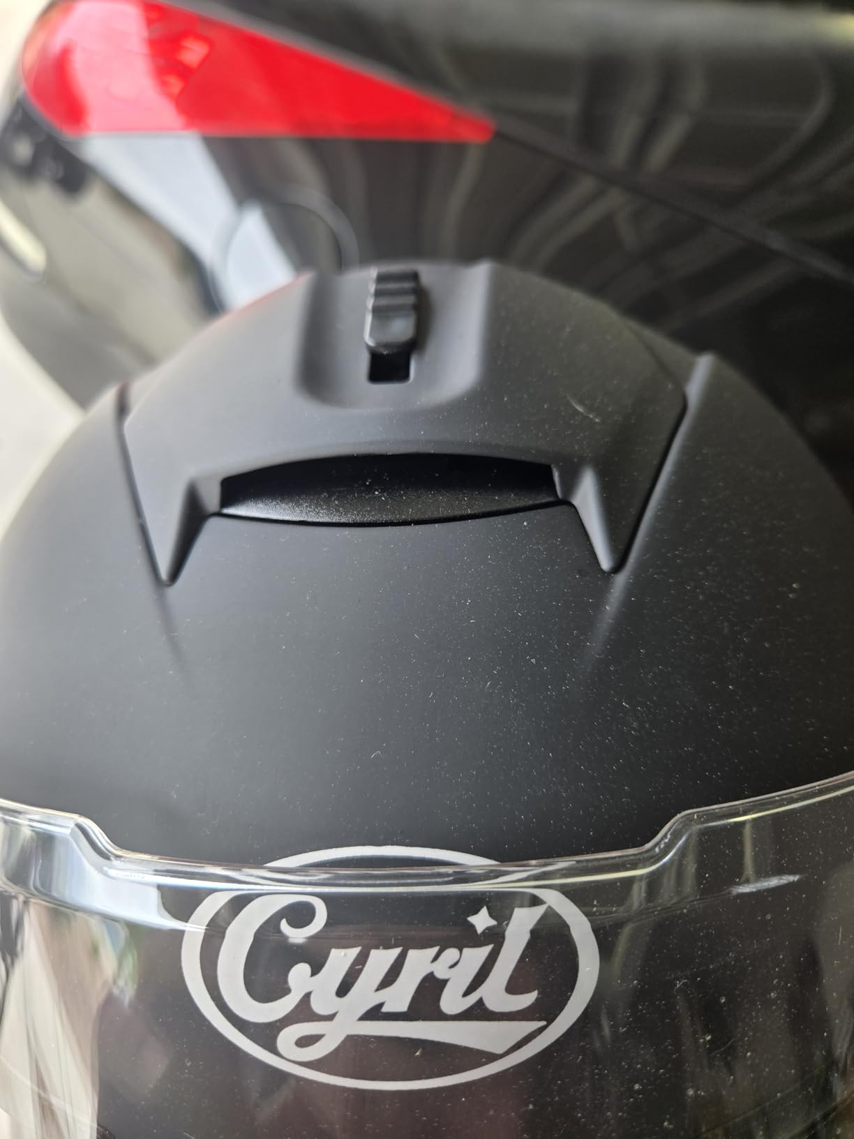 CYRIL Modular Motorcycle Helmet DOT Approved, Flip Up Full Face for Adults | Intercom ready, eyewear friendly with 3 visors customer photo 2
