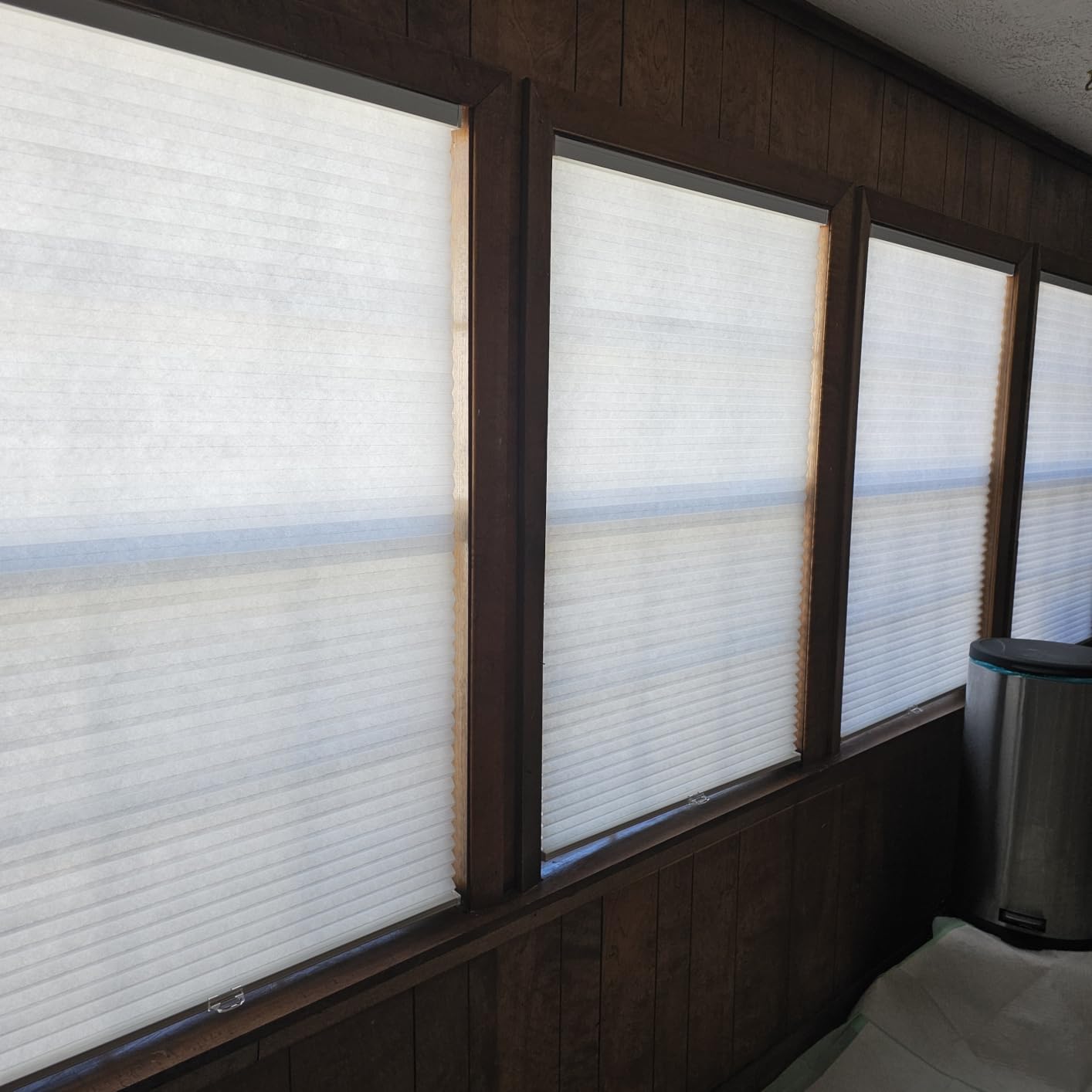 BlindsAvenue Cordless Cellular Shade, White, Custom Size customer photo 1