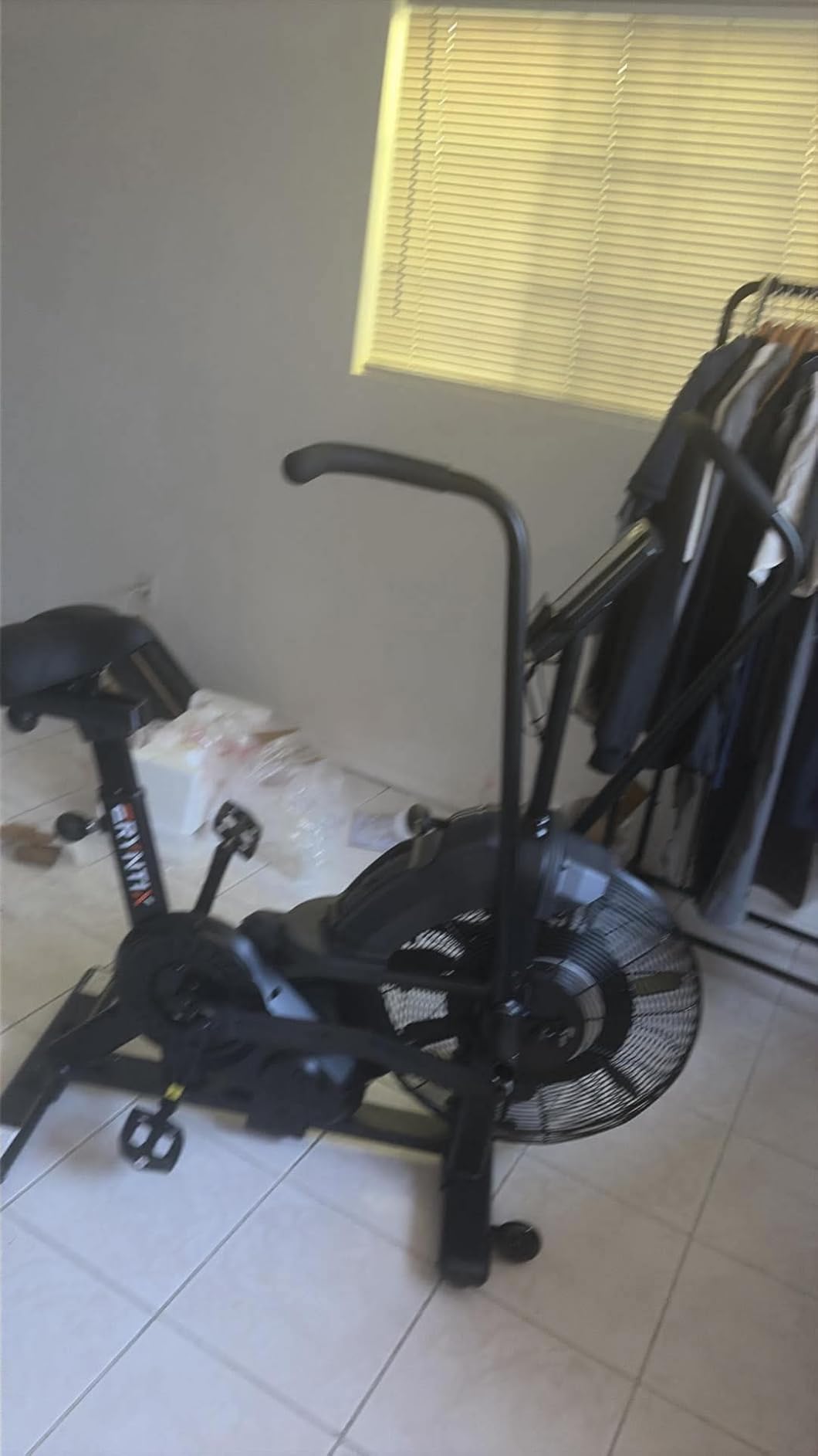 Dual Resistance Air Bike, Magnetic & Air Fan Bike with APP Connection, ISCC PLUS Certified Wind Bikes, Dual-Action Handlebars for Home Gym HIIT Cardio Full Body Workout (350LBS Capacity) customer photo 2