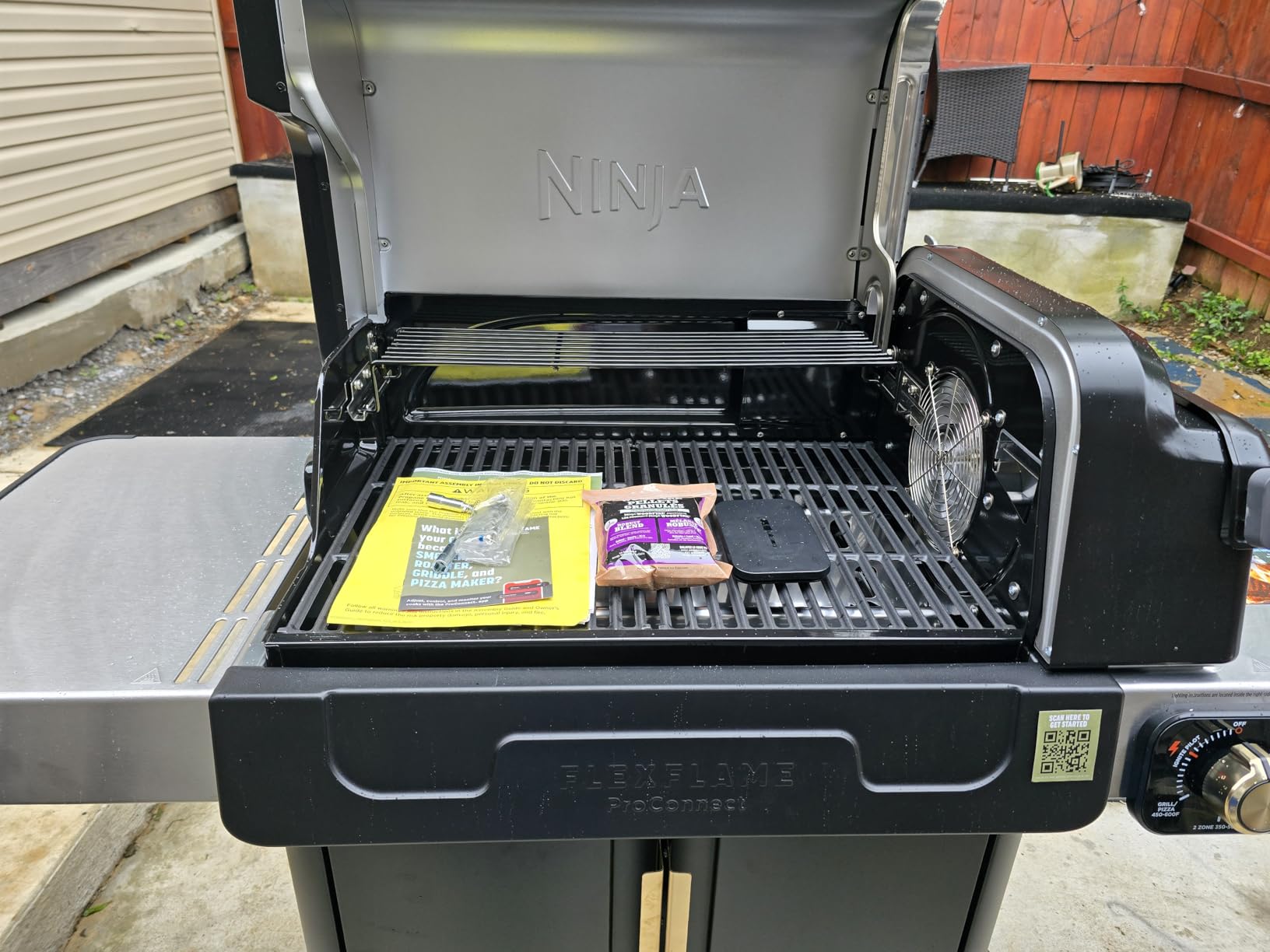 Ninja FlexFlame Grill & Smoker, Electric & Propane, 5-in-1 customer photo 2