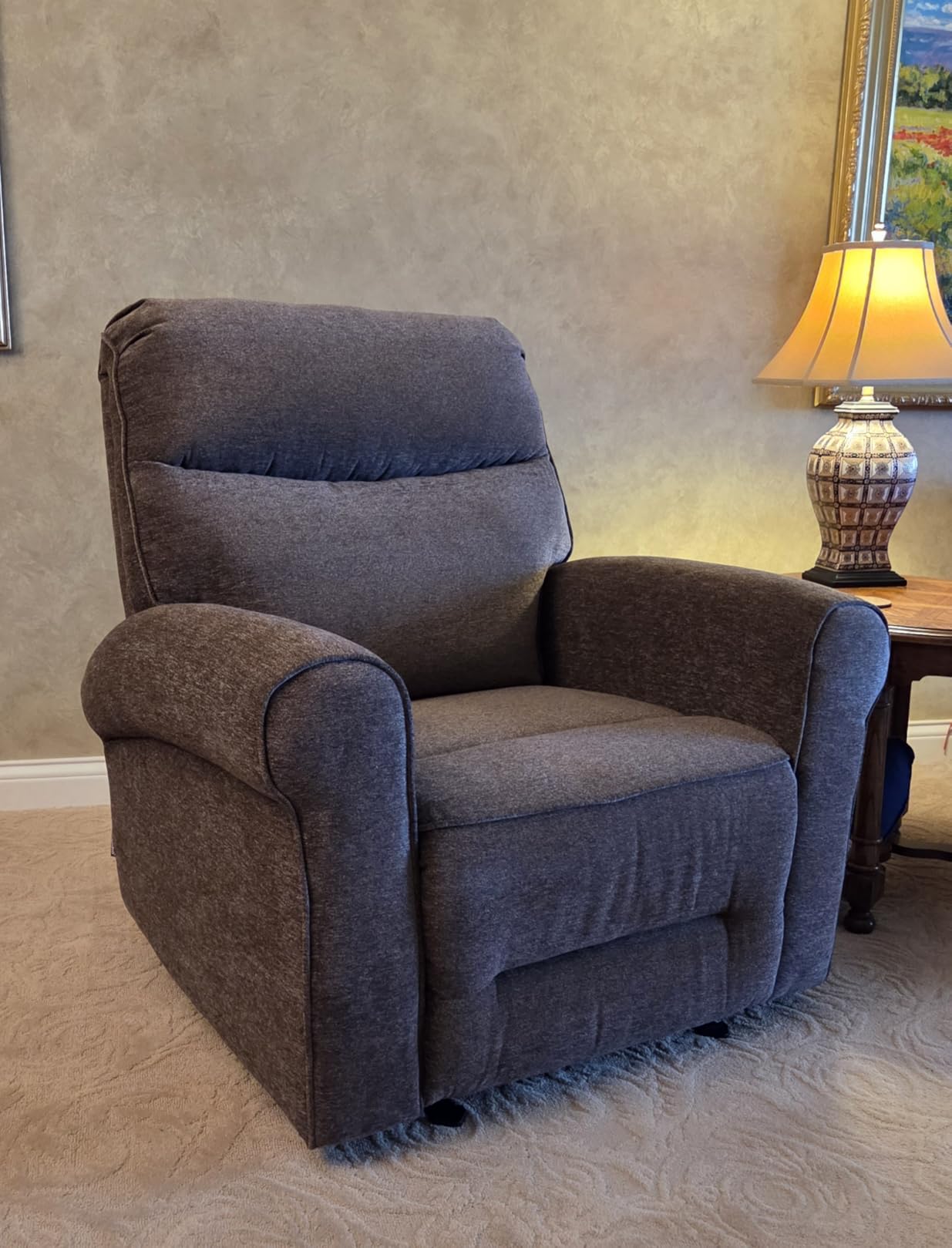 MCombo Compact Wall Hugger Power Recliner Chair for Small Spaces PR520 customer photo 1