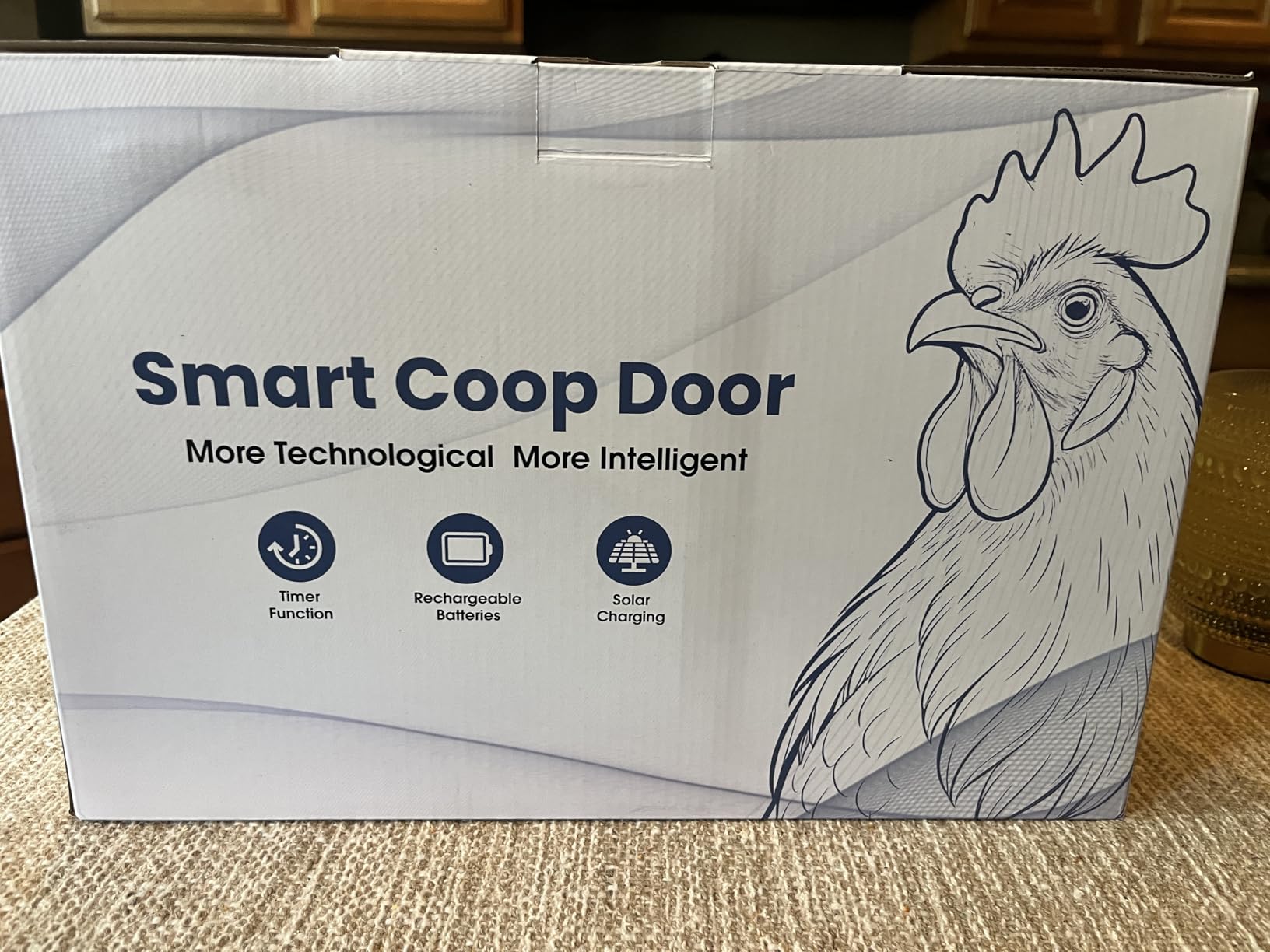 Automatic Chicken Coop Door with Remote Display, Solar Powered Roll-up Chicken Door, 393ft Long-Range Wireless Monitor, Anti-Pinch Auto Coop Door, Predator Protection Motion Sensor, No WiFi Needed customer photo 2