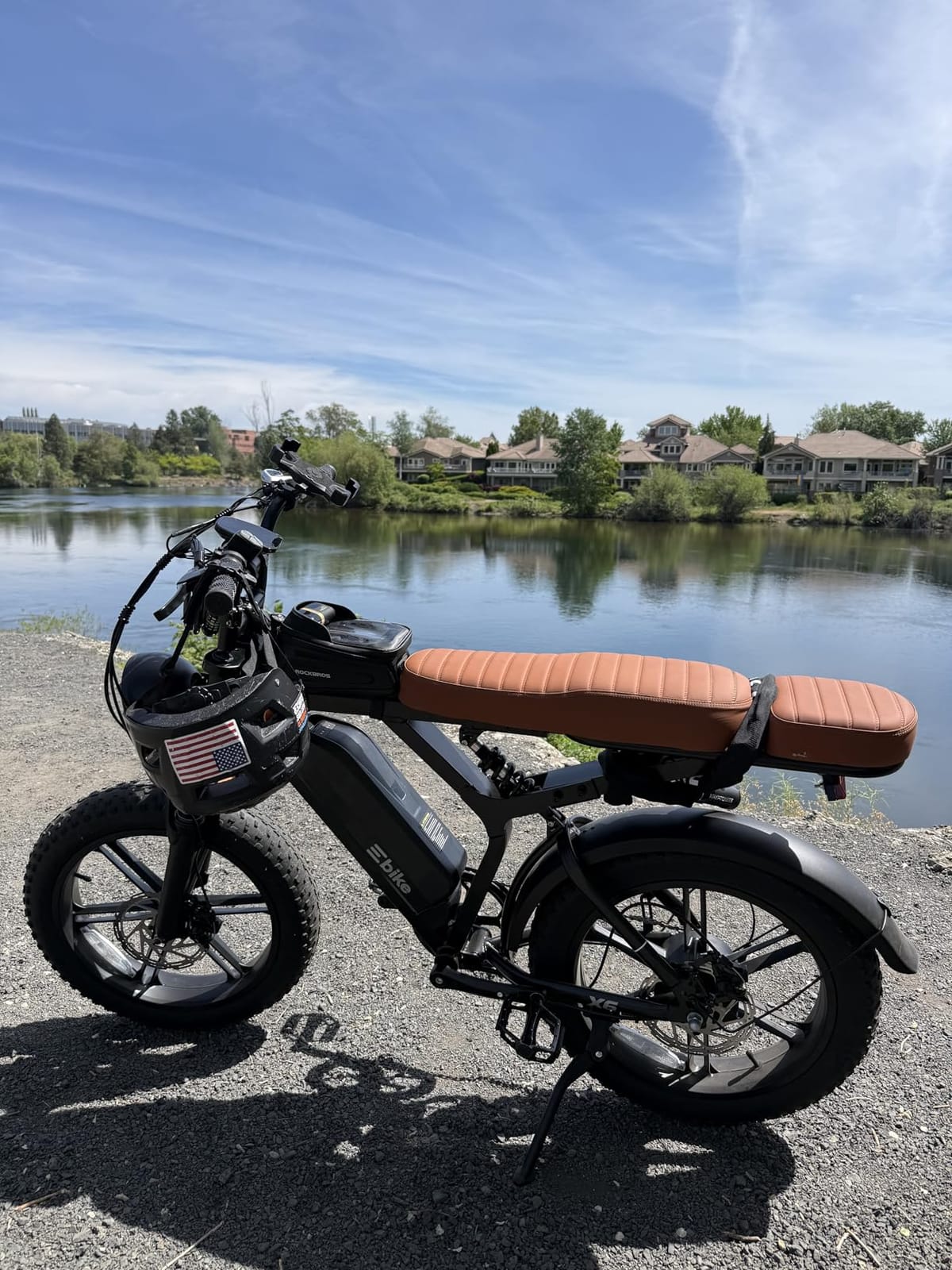 Electric Bike for Adults,48V15Ah Removable Battery Retro Ebike,Suspension customer photo 1