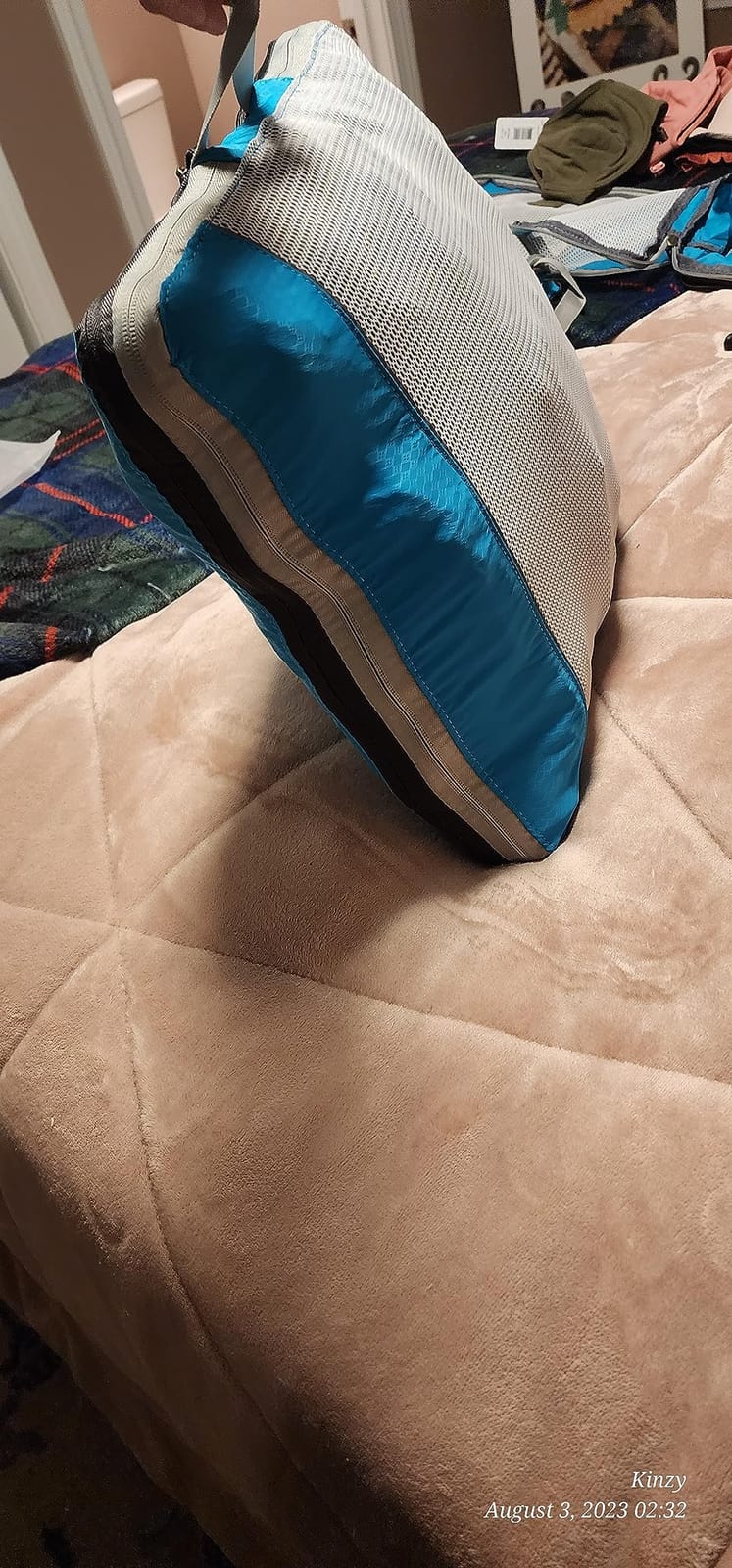 Gonex Compression Packing Cubes for Travel, Mesh Bags Luggage Organizers customer photo 1
