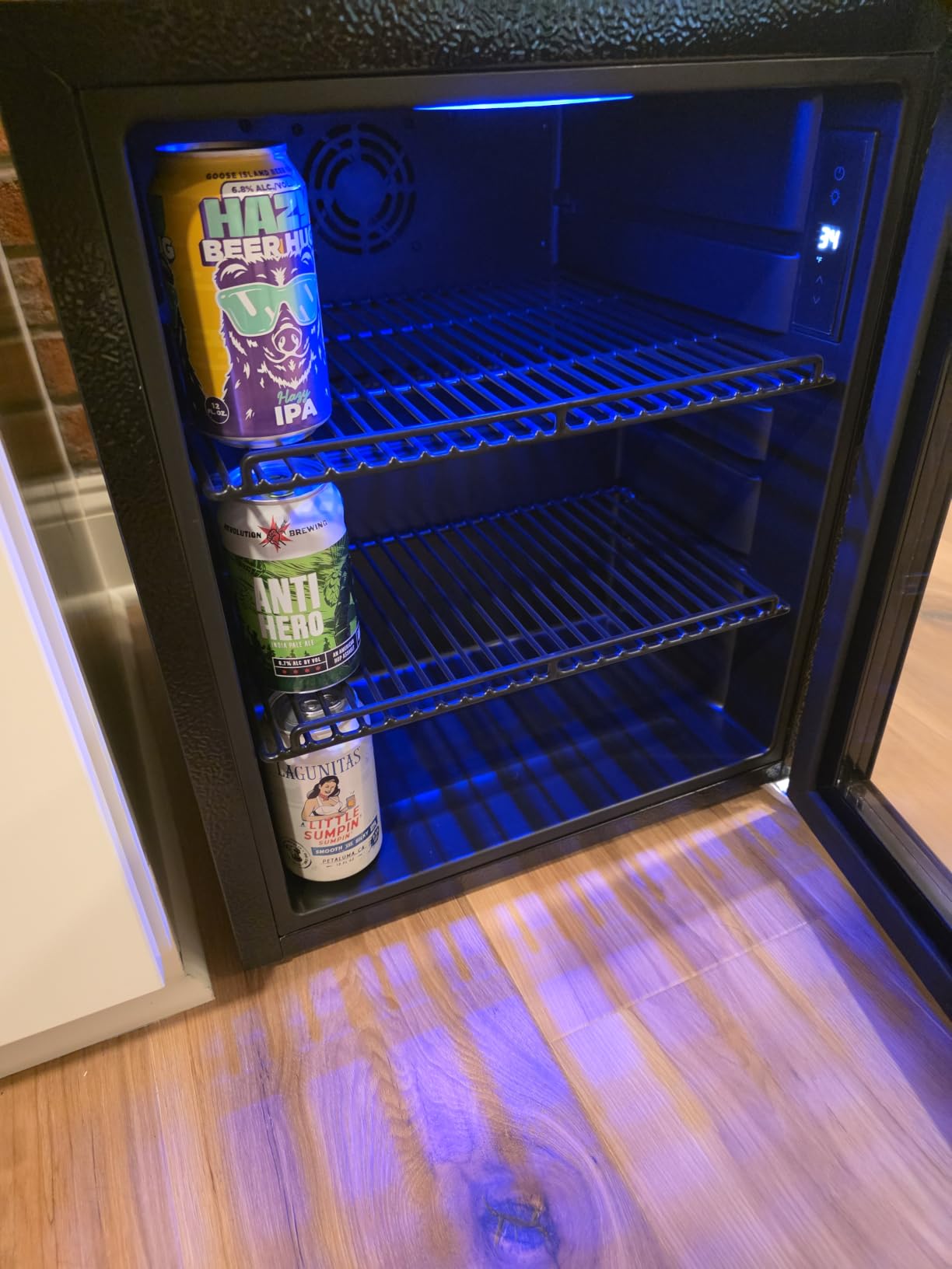 Mini Beverage Refrigerator Cooler -Small Beverage Fridge 1.4cu.ft customer photo 2