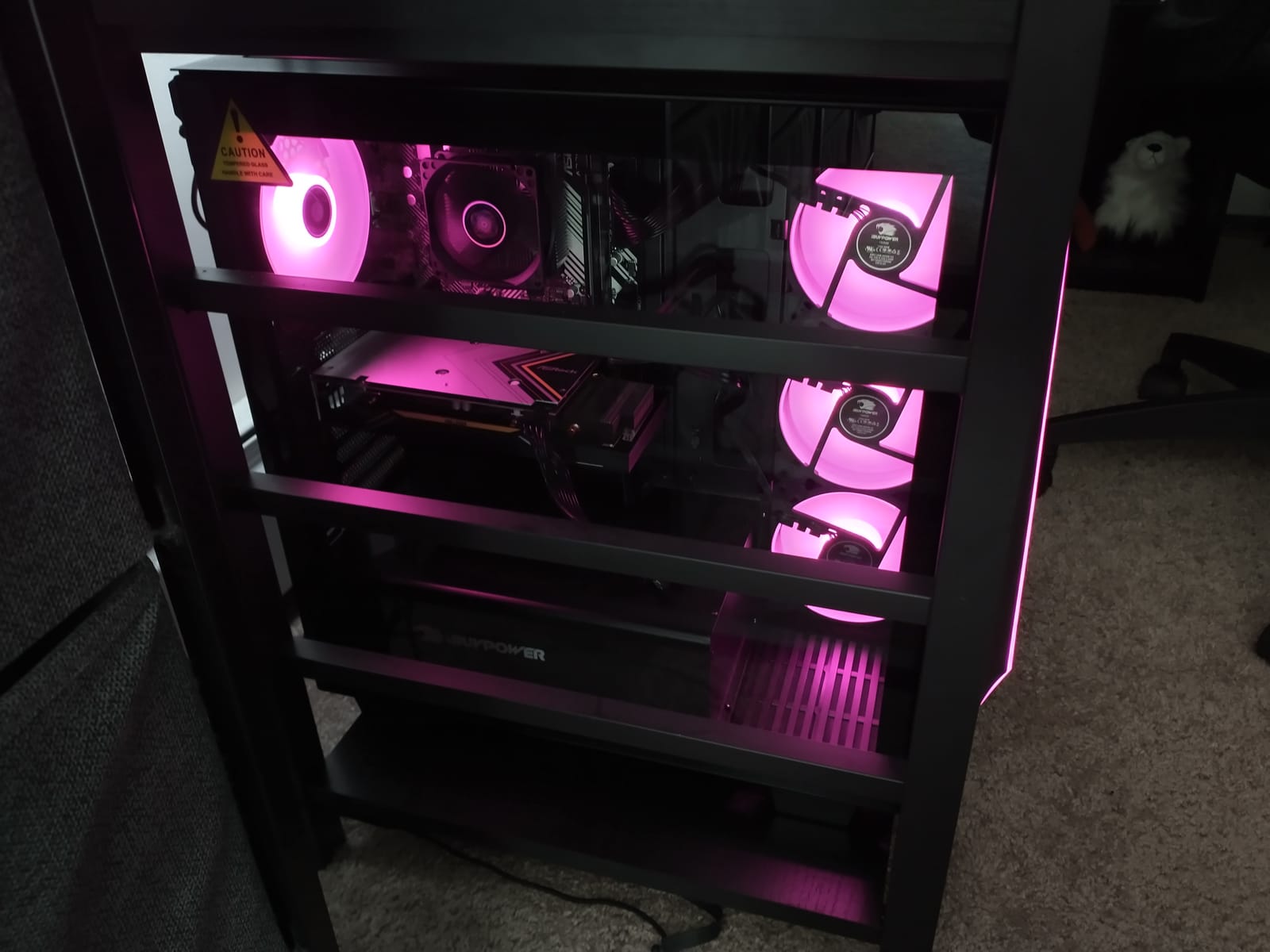 iBUYPOWER Element Gaming PC Desktop Computer Intel Core i7 14700F CPU, NVIDIA GeForce RTX 5070 12GB GPU, 32GB DDR5 RAM, 1TB NVMe SSD, Windows 11 Home, Gamer Keyboard and Mouse - EBI7N5704 customer photo 2