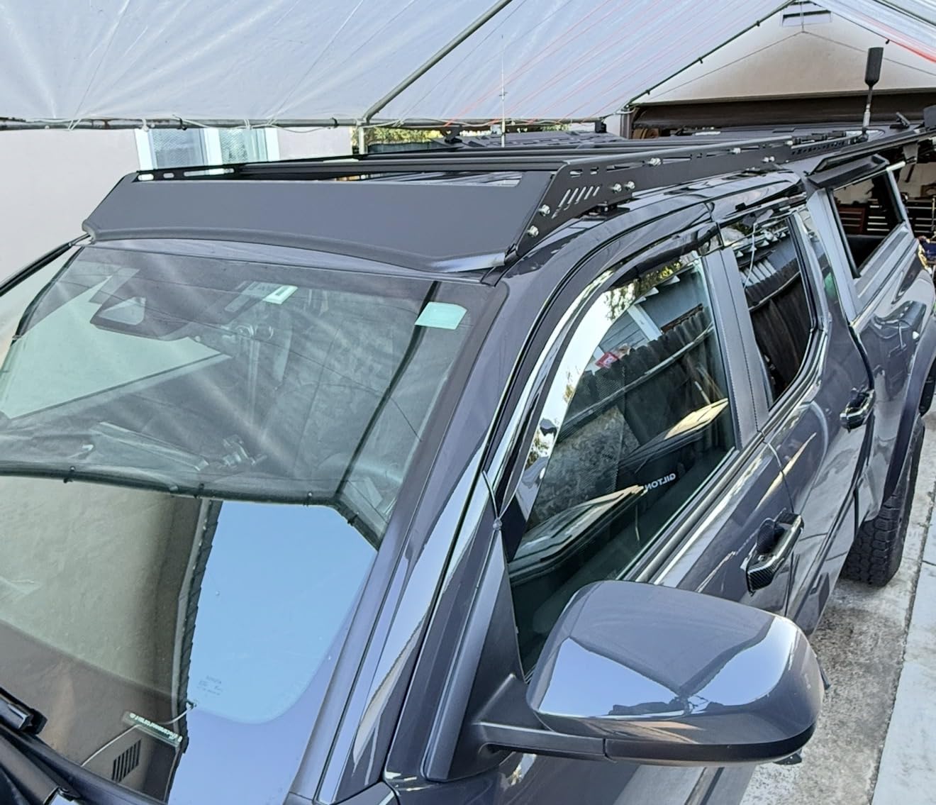 TRUMGETA Heavy-Duty Aluminum Roof Rack Fit for 2015-2023 Toyota Tacoma | Bolt-On No-Drill Installation; 800/1,000-lb Load; Integrated Light Bar and T-Slot Crossbars for Rooftop Tents and Cargo customer photo 1