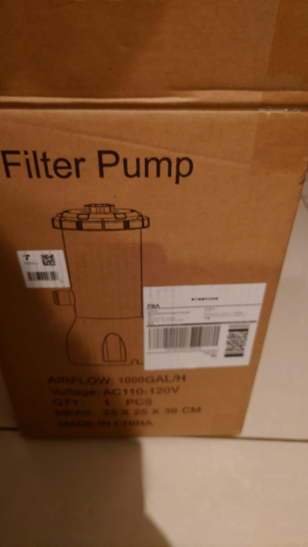 Pro 1000 GPH Above Ground Pool Filter Pump, Pool Filter Pump customer photo 1