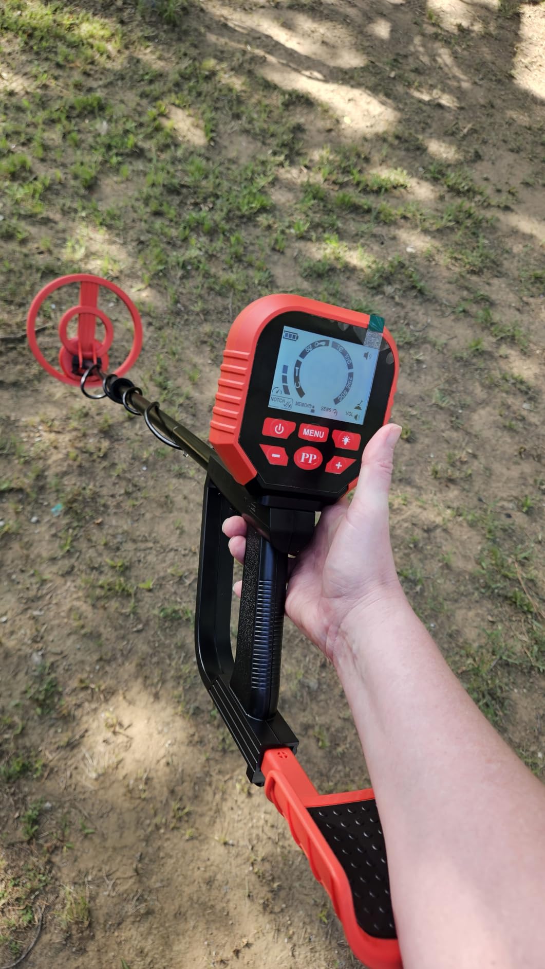 2026 Latest Higher Accuracy Professional Metal Detector for Adults with LCD customer photo 2