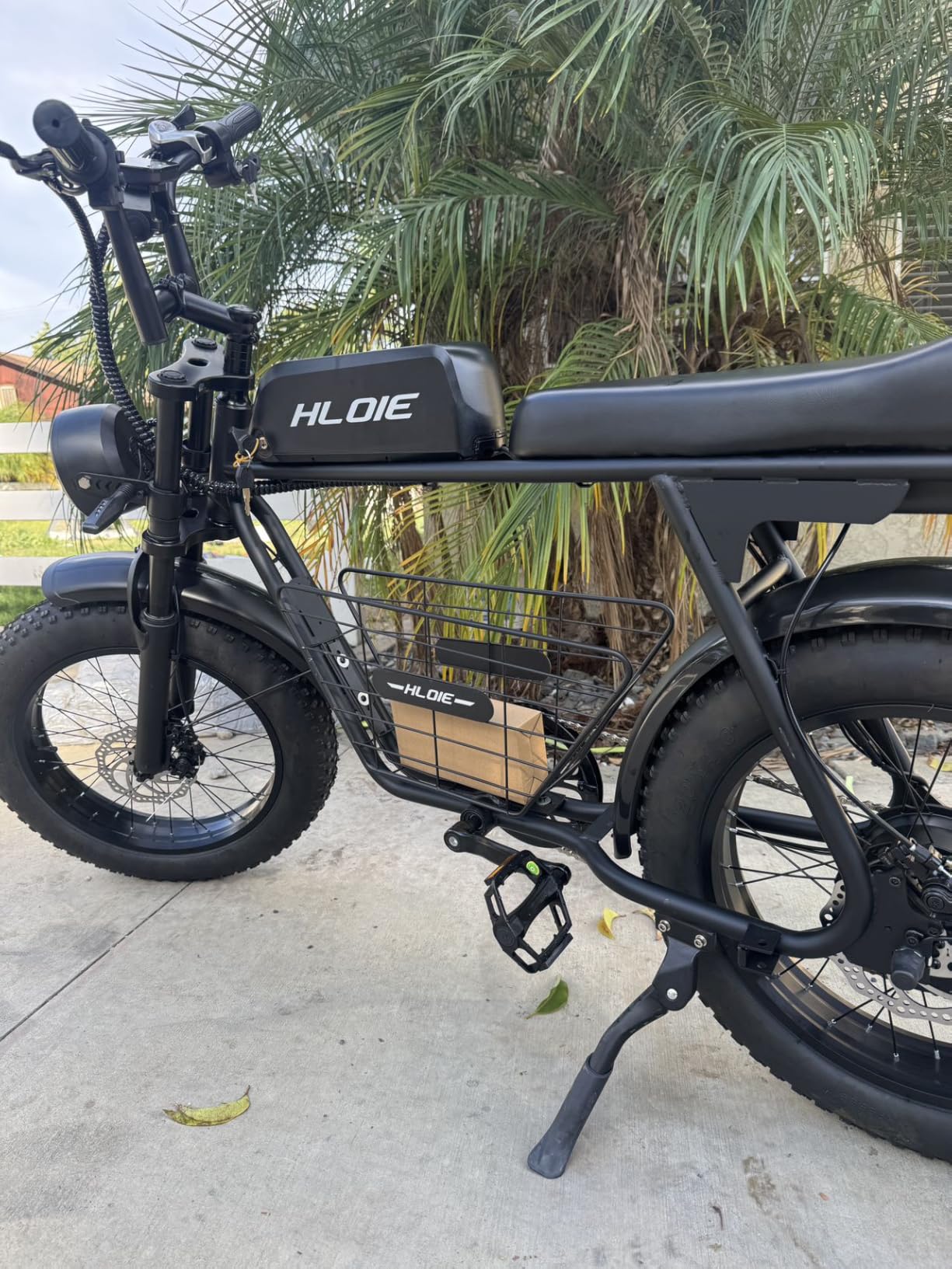 HLOIE Electric Mountain Bike for Adults 1500W Peak 20