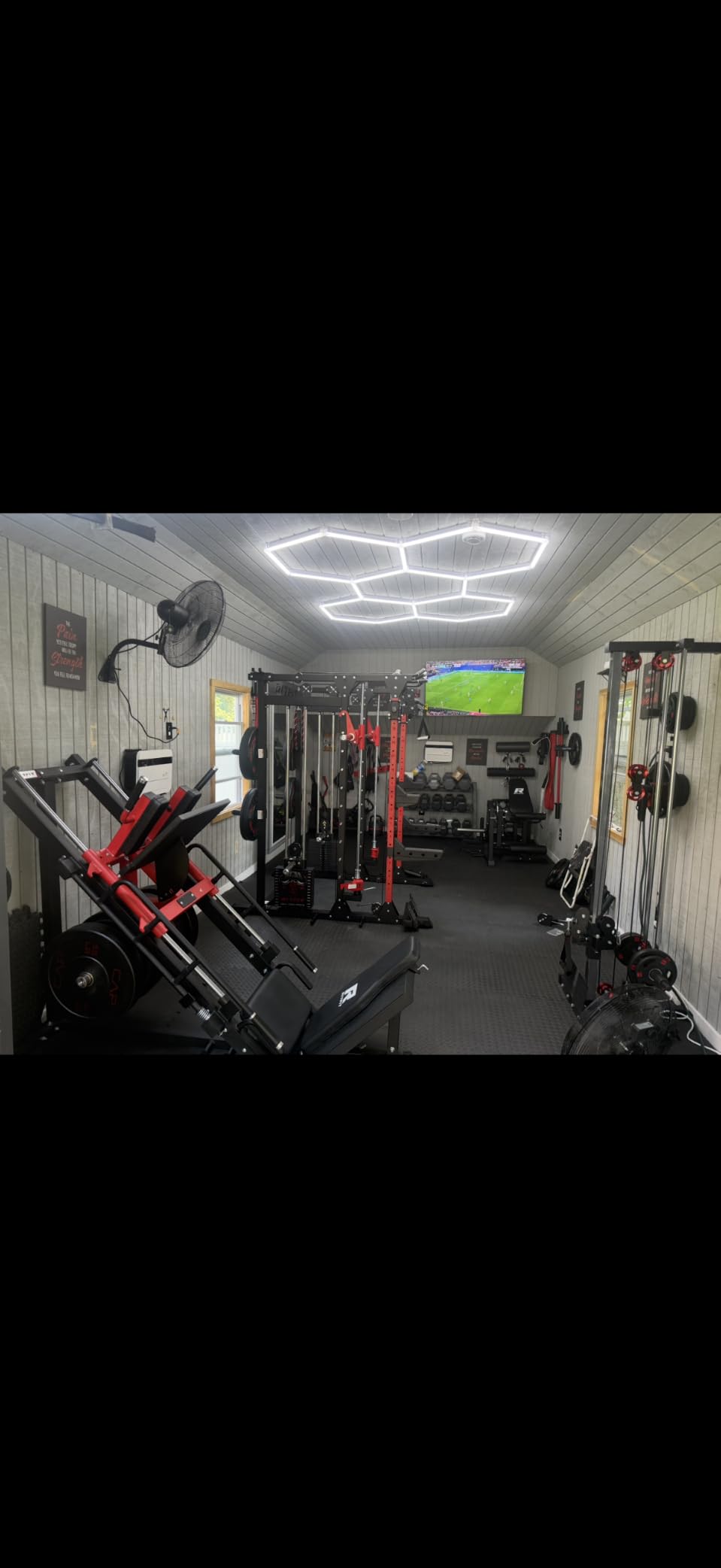RitFit Buffalo Smith Machine with Steel Weight Stack, Home Gym Power Cage | 2x3 Steel Power Cage, Aluminum Cable Crossover & LAT Pulldown, Selectorized Weight Stack customer photo 1