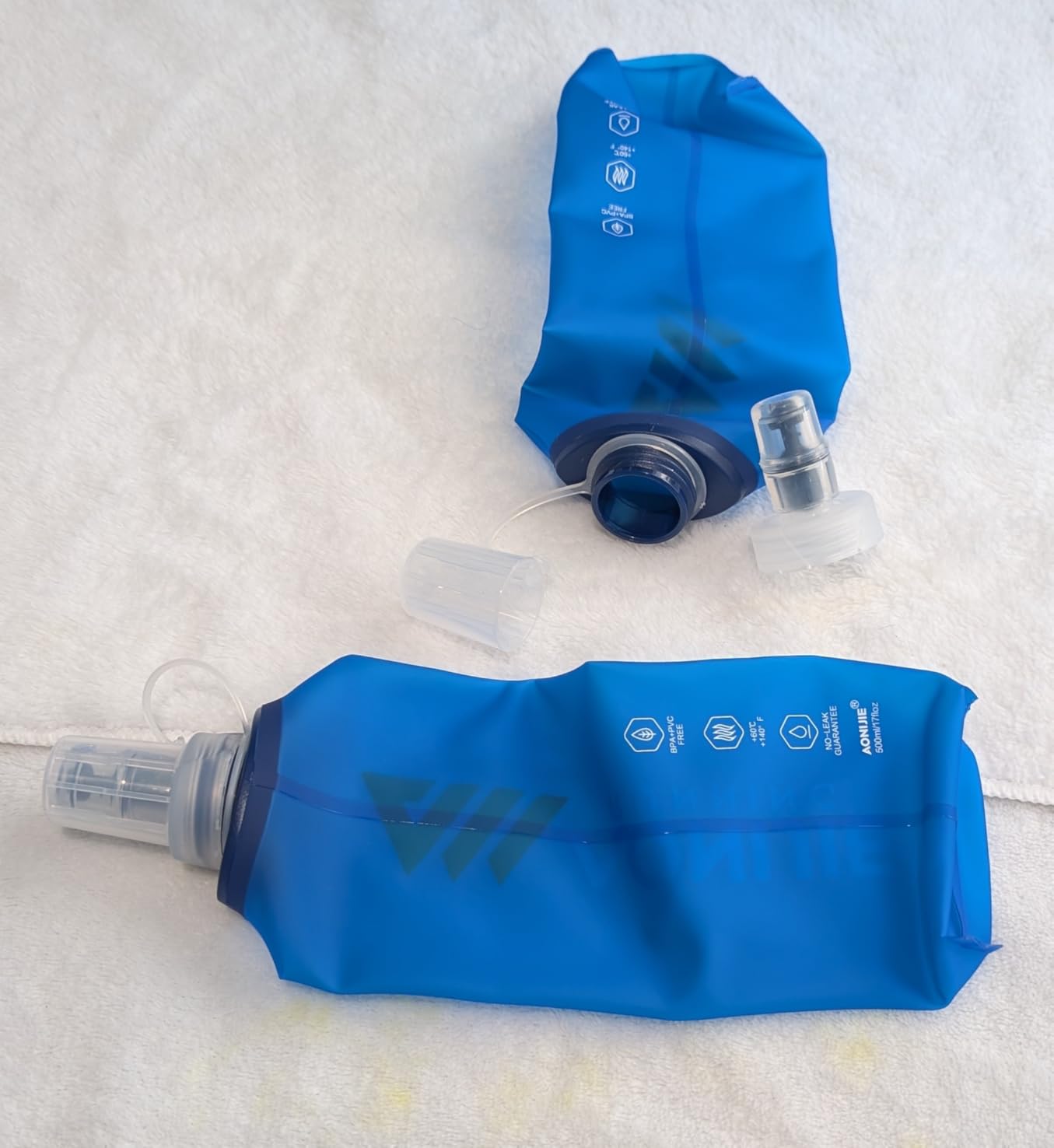 AONIJIE 12L Running Hydration Vest for Men Women 2 Pcs 500ml Soft Flask | Lightweight Breathable Pack for Hiking, Climbing, Marathon & Cycling customer photo 2