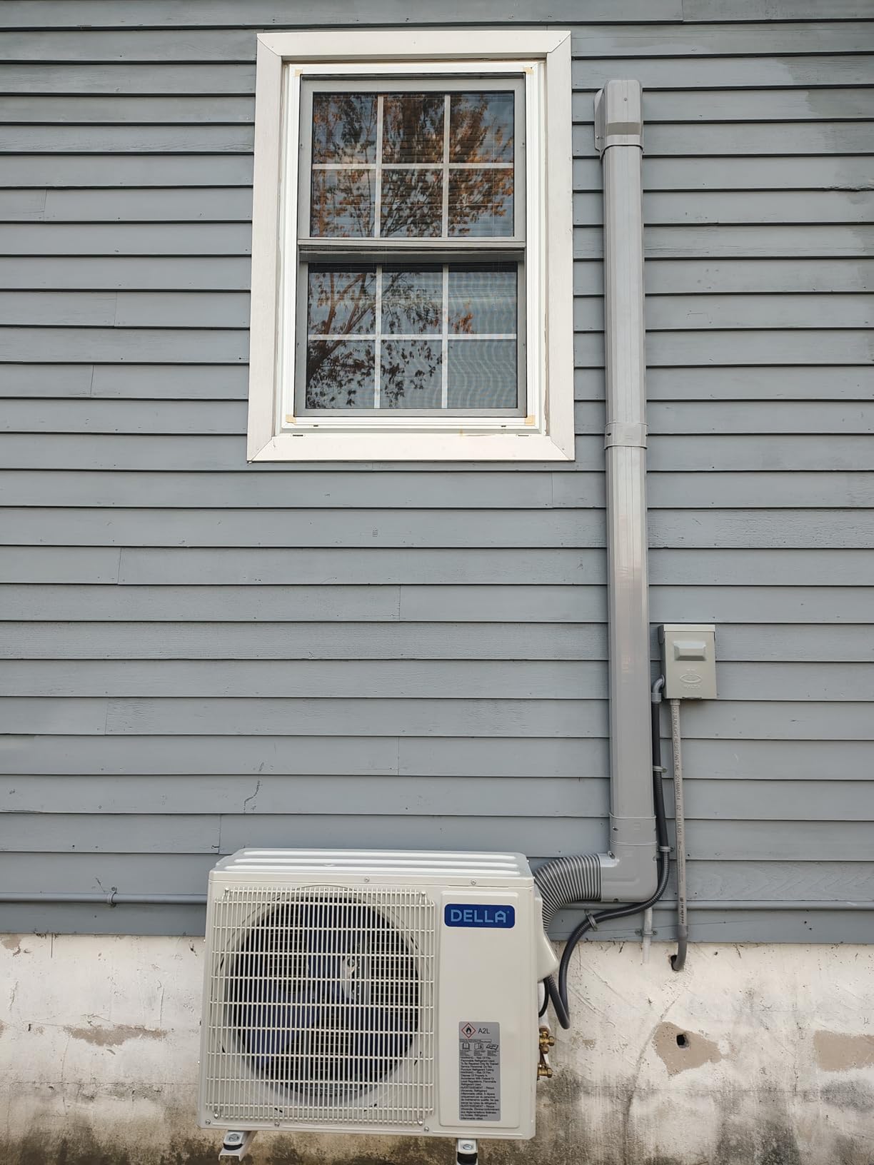 DELLA Serena Series 9000 BTU Mini Split AC, Energy Star 22 SEER2 230V, 0.75 Ton Inverter Heat Pump Ductless AC System for Rooms up to 400 Sq.Ft, WiFi & Alexa Control, Pre-Charged, 16.4ft Install Kit customer photo 1