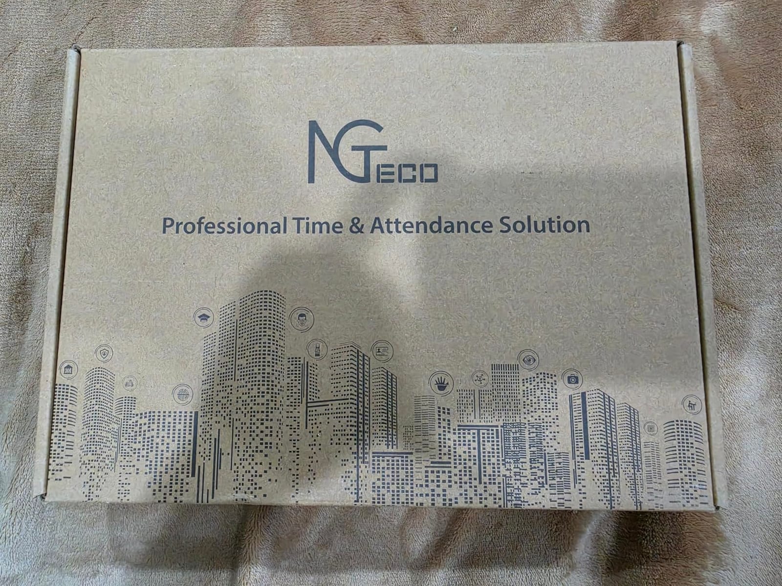 NGTeco Standalone Time Clock, Biometric Punch Machine for Small Business customer photo 1