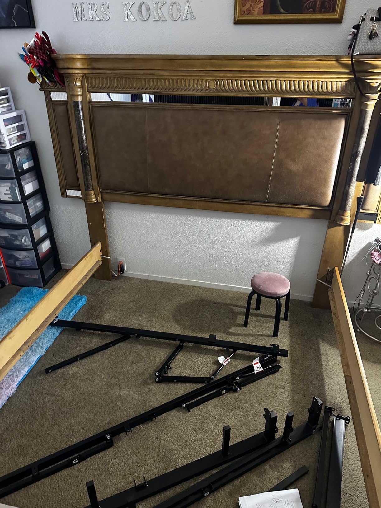 Mixcous King Adjustable Bed Frame with Zero Gravity Heavy Duty 750 lbs customer photo 1