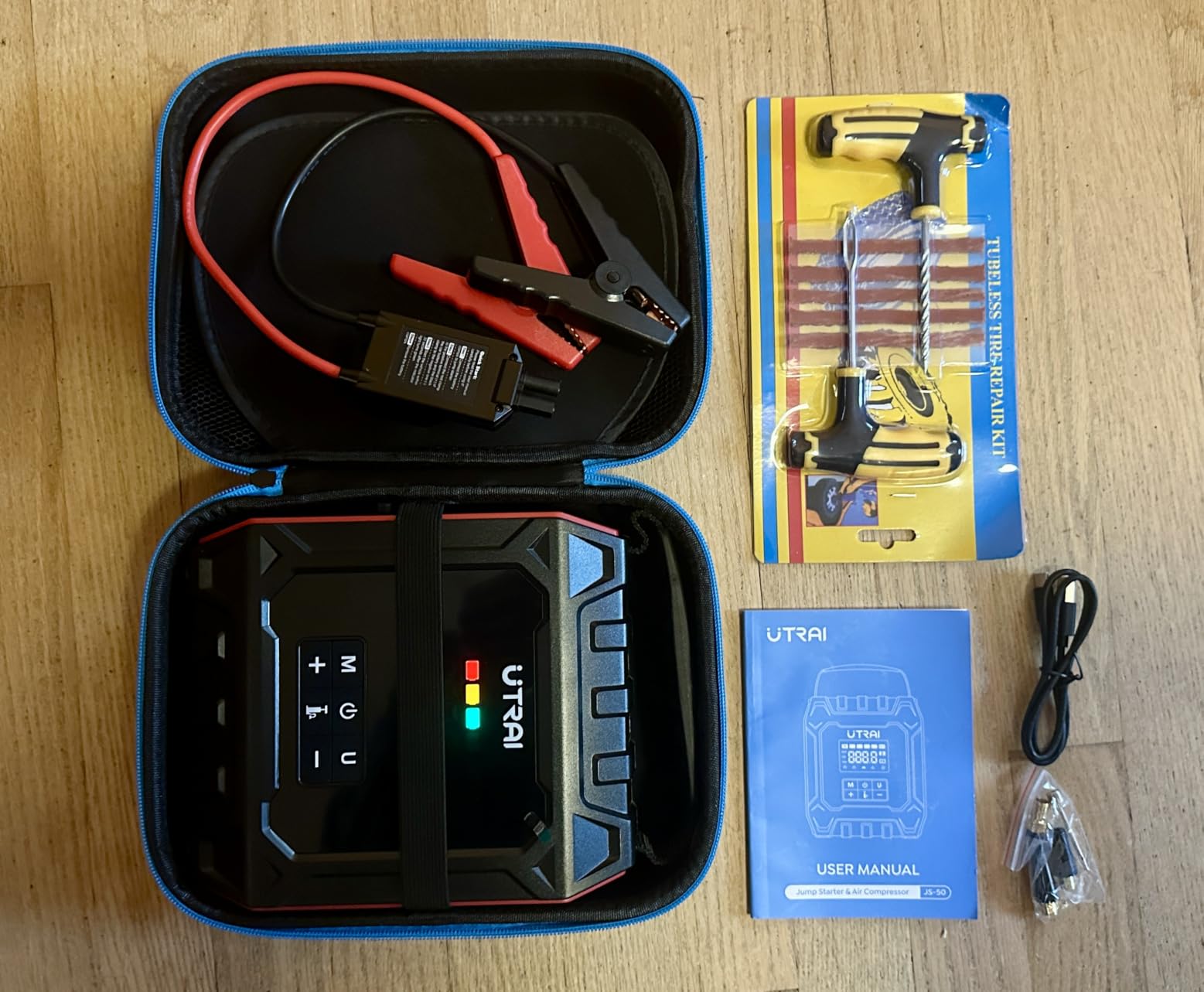 UTRAI 8000A Jump Starter with Air Compressor 160PSI for All Gas/12L Diesel customer photo 1