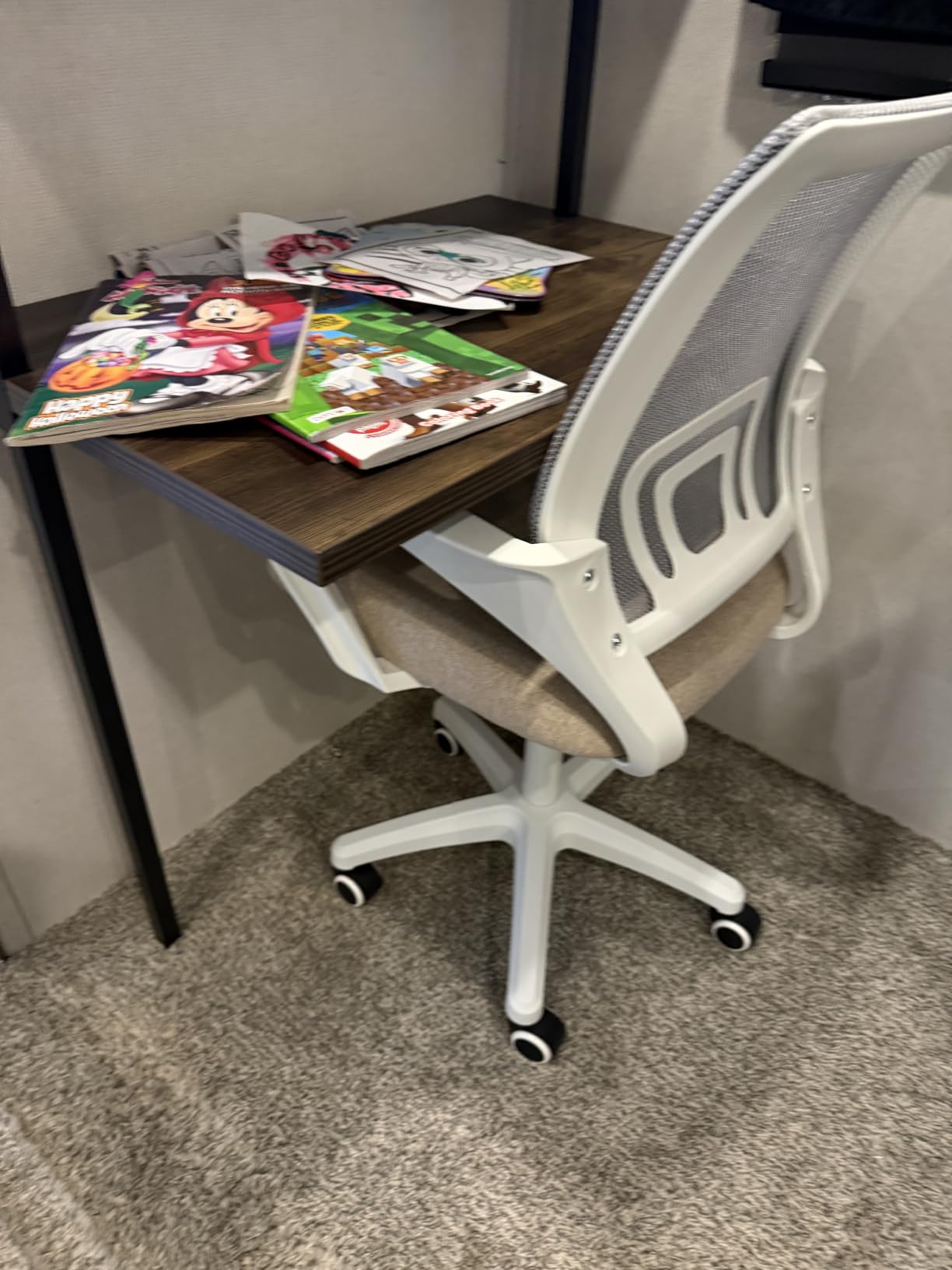 NEO CHAIR Office Computer Chair - Ergonomic Mid-Back Mesh Desk Chair, Black, Breathable Mesh Back with Lumbar Support, Height Adjustment, Smooth Rolling Casters customer photo 1