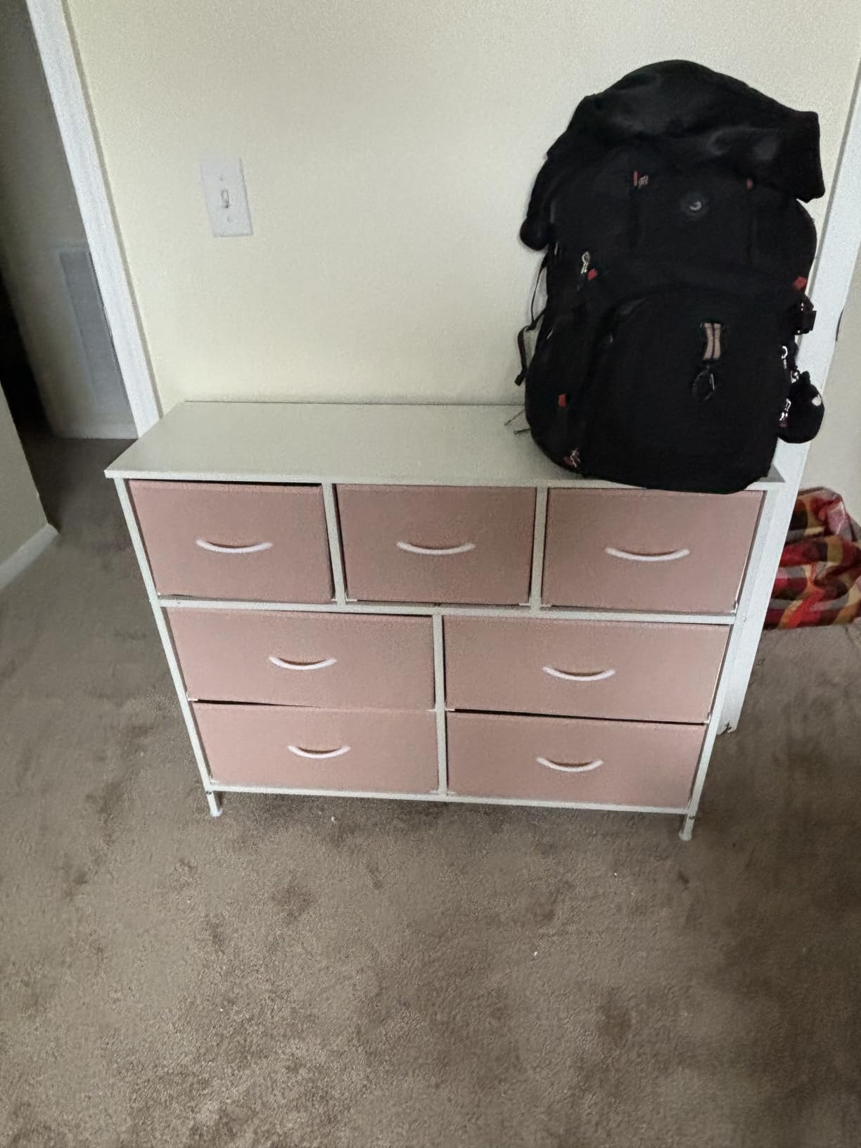 OLIXIS 7 Drawer Fabric Dresser, Storage Tower for Bedroom and Closet customer photo 1