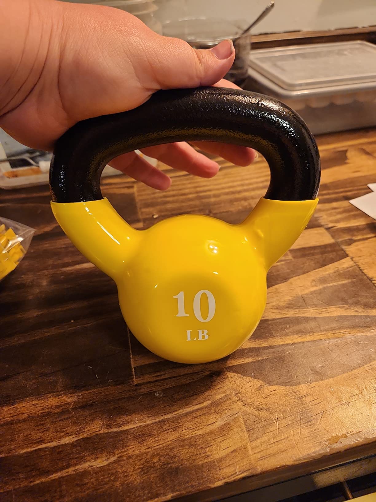 Fitvids 5-50 LB Kettlebells Cast Iron Strength Training Kettlebells for Home Gym Exercises, Single or Set customer photo 2