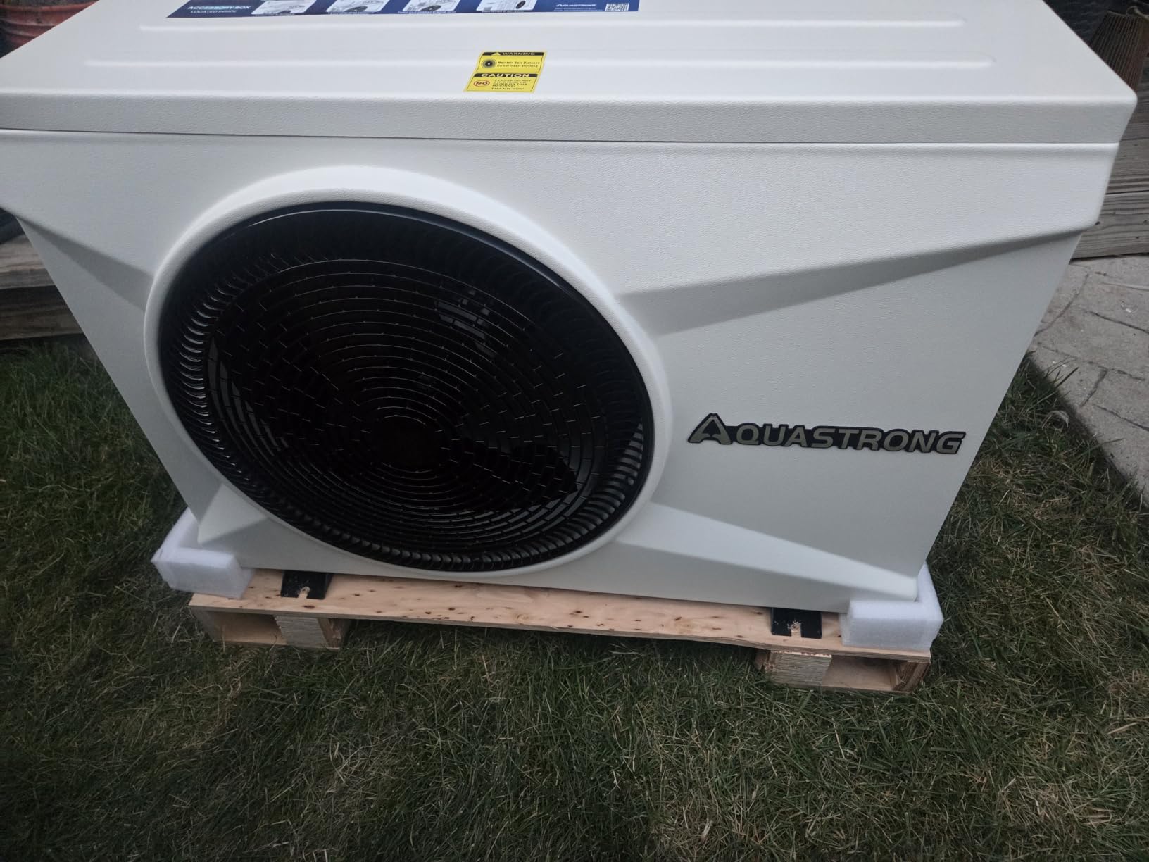 AQUASTRONG Swimming Pool Heat Pump,Pool Heater for Above Ground and Inground Pool, Heating and Cooling Pool Heater, for 5000 Gallons customer photo 2