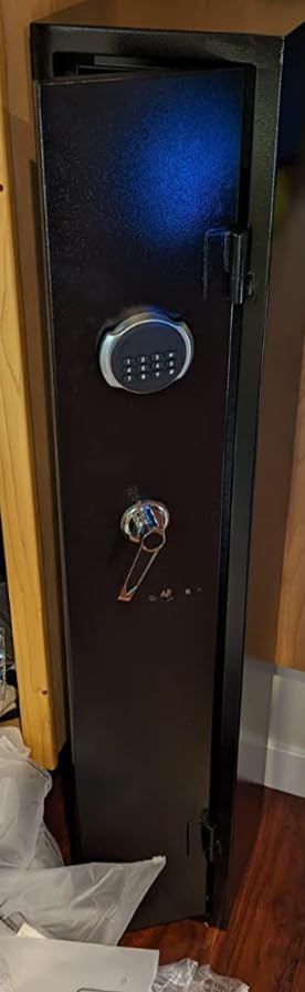 2-3 Gun Safe, safe for rifles and pistols, Digital Access Safe (02 - Black, 2-3 guns) customer photo 2