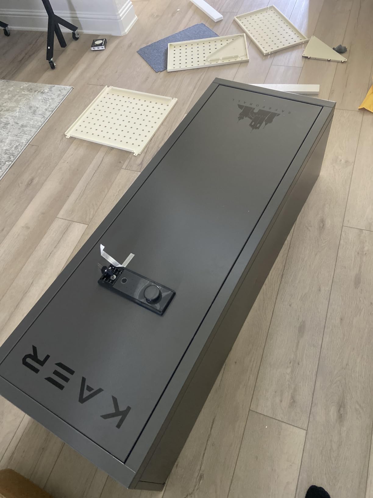 KAER 8-12 Biometric Gun Safe for Rifles and Pistols,Rifle Safe for Home customer photo 2