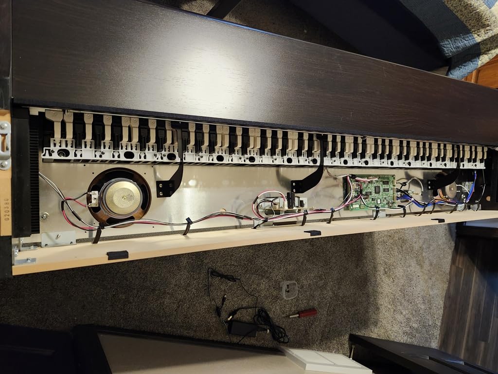 Yamaha Arius Series 88-Key Weighted Digital Piano Keyboard, Full Size, GrandTouch-E Action, CFX Concert Grand Piano Sound, 3-Pedal Unit, Bench Included, Classic Upright Design in Rosewood YDP-166R customer photo 1