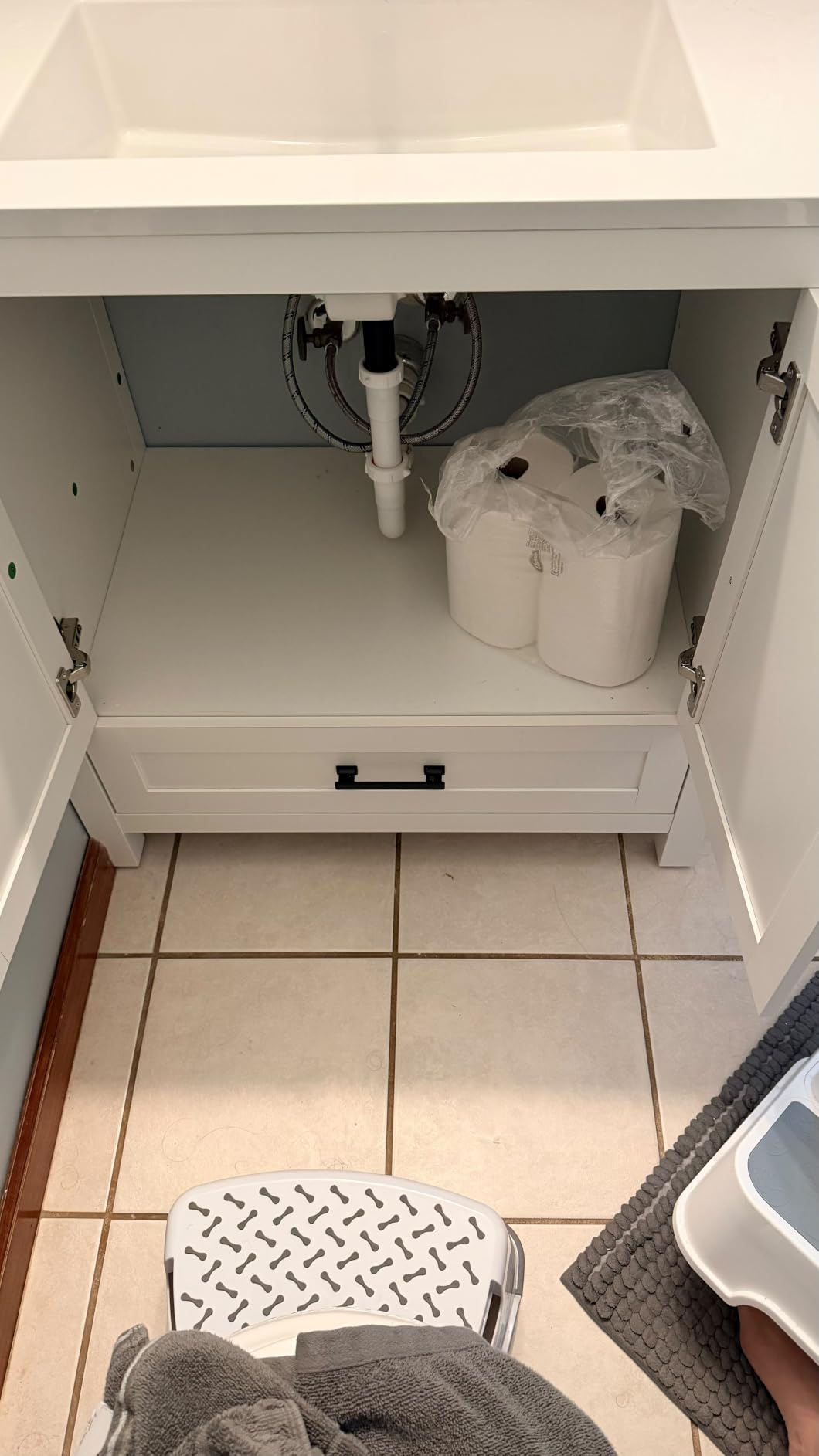 36 Inch Modern Bathroom Vanity with Sink, Brown customer photo 2