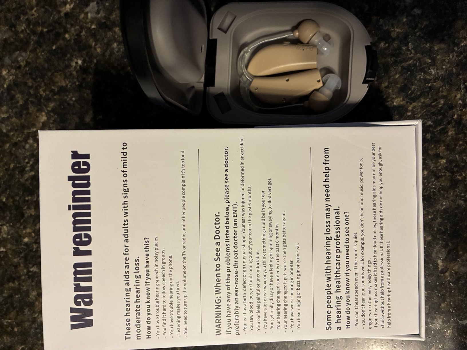 Hearing Aids for Seniors Rechargeable 24H Battery customer photo 2