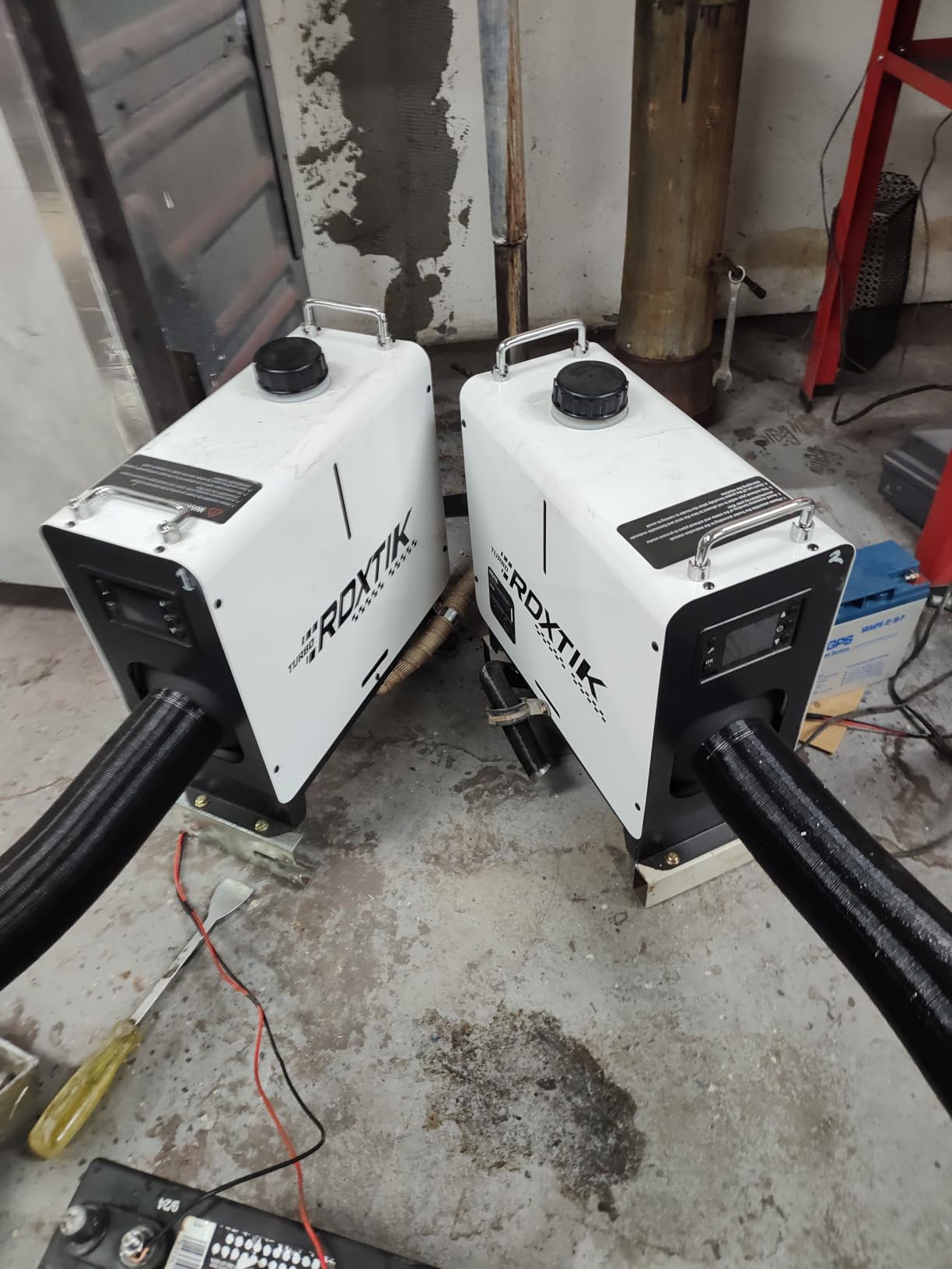 8L Diesel Heater, 8KW 12V/24V/110V/240V All in One Diesel Heater with LCD Switch, Remote Control, Muffler for Truck, RV, Home, Car, Campers, Boat, White customer photo 2