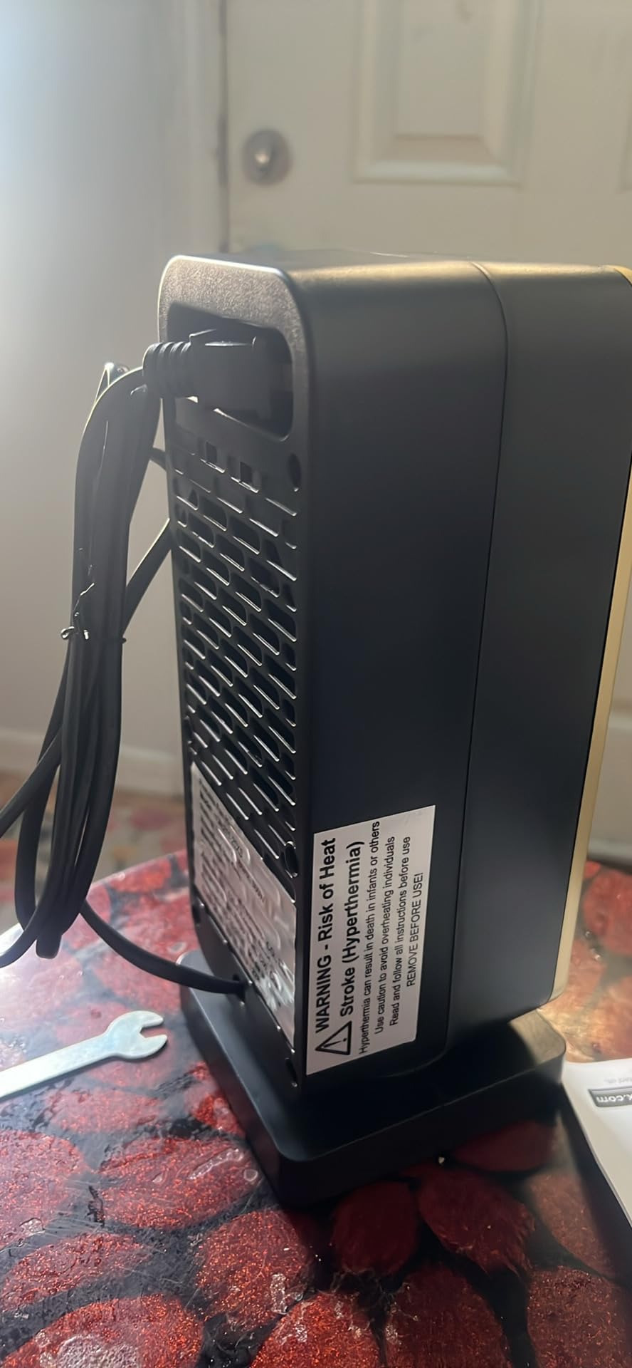 Omber 7000W Electric Garage Heater, 240V Graphene Heating, Hardwired, Yello customer photo 2