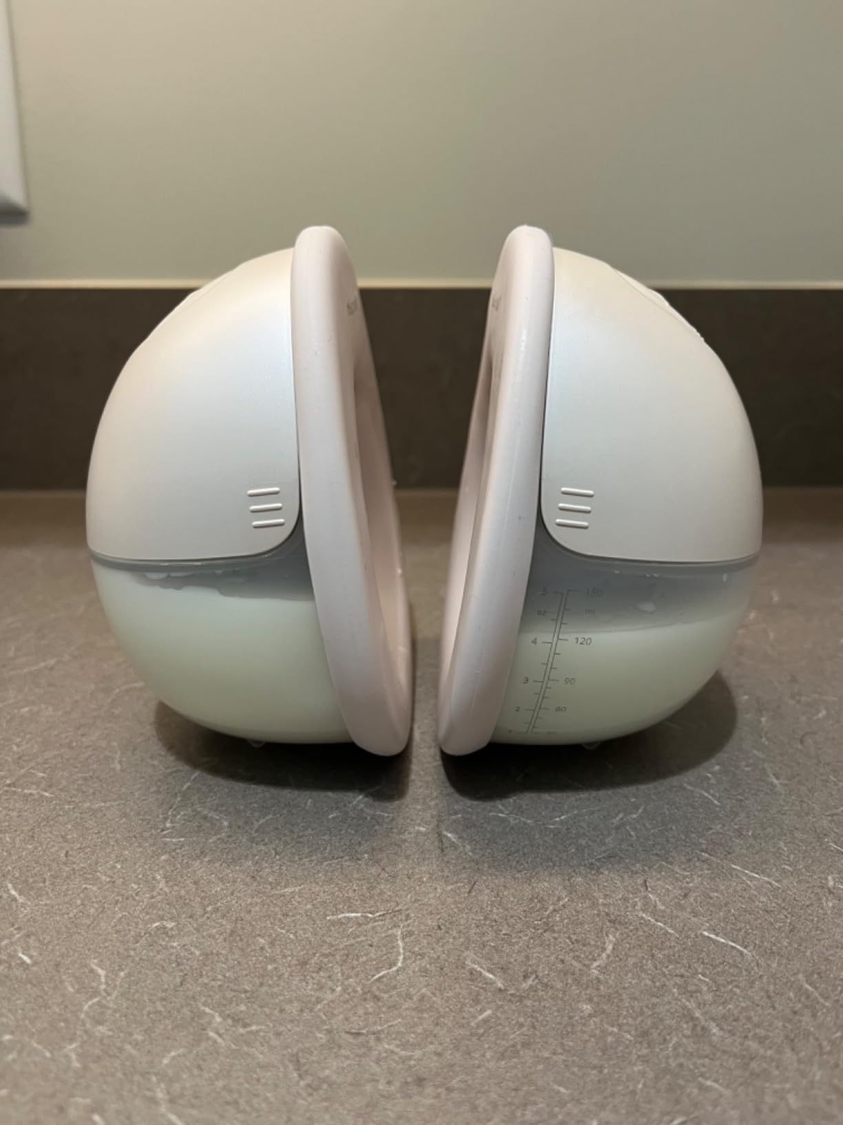 eufy Security Heated Massage Wearable Breast Pump S2 Pro, Charging Case | HeatFlow 2.0, VibraPump Massage, Nipple Light, Full Milk Alert, 7-Day Battery, App DIY Rhythm, Double-Sealed Flange customer photo 2