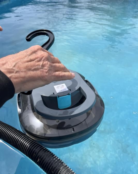 S1 Pro Cordless Robotic Pool Cleaner for Above Ground Pools, Glossy Black | Automatic Pool Vacuum with Dual-Motor Suction, 2H10Mins Runtime, Fast Charging, Large Debris Basket, Self-Parking, IPX8 customer photo 2
