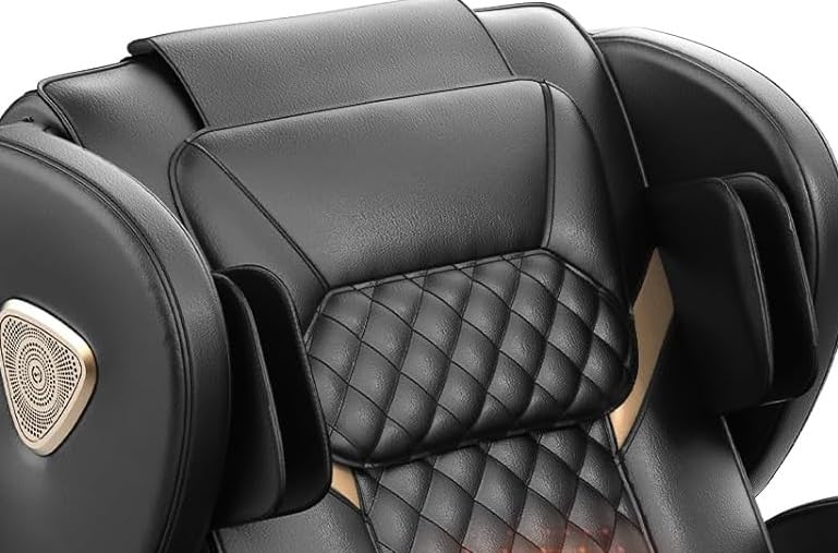 FURNIMAT Massage Chair Full Body Zero Gravity Recliner, 2026 Black Leather customer photo 1