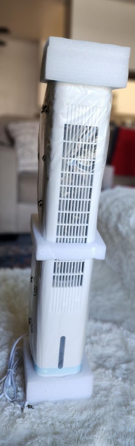 Windowless Air Conditioner Portable 1800CFM w/4 Modes&3 Speeds, 15H Timer, 3 Gal Tank for 24H Cooling 600Sq.Ft, 120°Swing Swamp Cooler Air Conditioner customer photo 1
