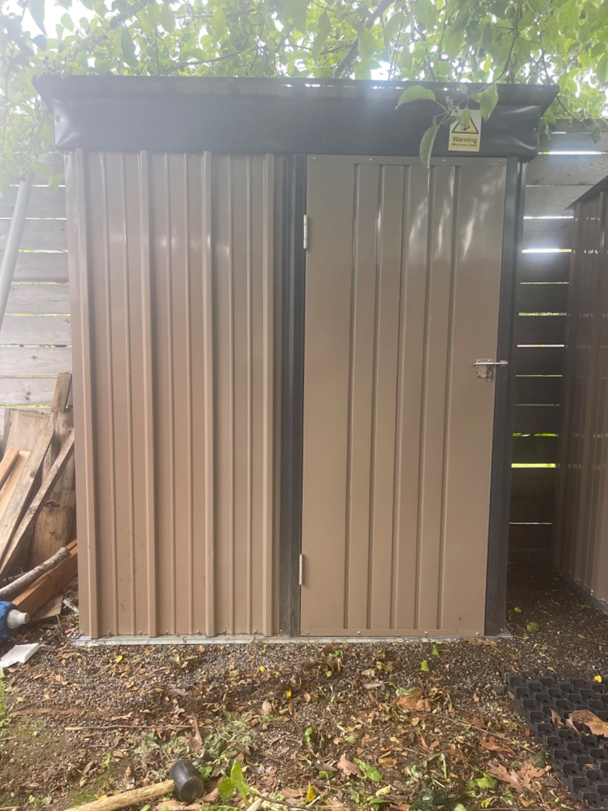 UDPATIO 8x10 FT Outdoor Resin Storage Shed, Plastic Storage Shed with Floor customer photo 2