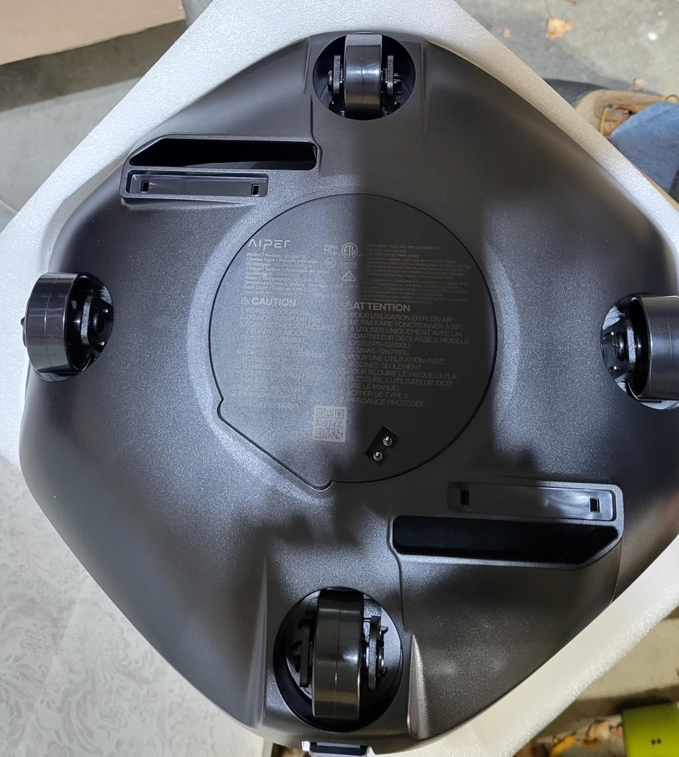 2026 AIPER Seagull SE Cordless Robotic Pool Vacuum for Above Ground Pools | Powerful 1320GPH Suction, Smart Self-Parking, Lasts 100 Mins, ideal for Above Ground Pools up to 860 Sq.ft, Silver customer photo 1