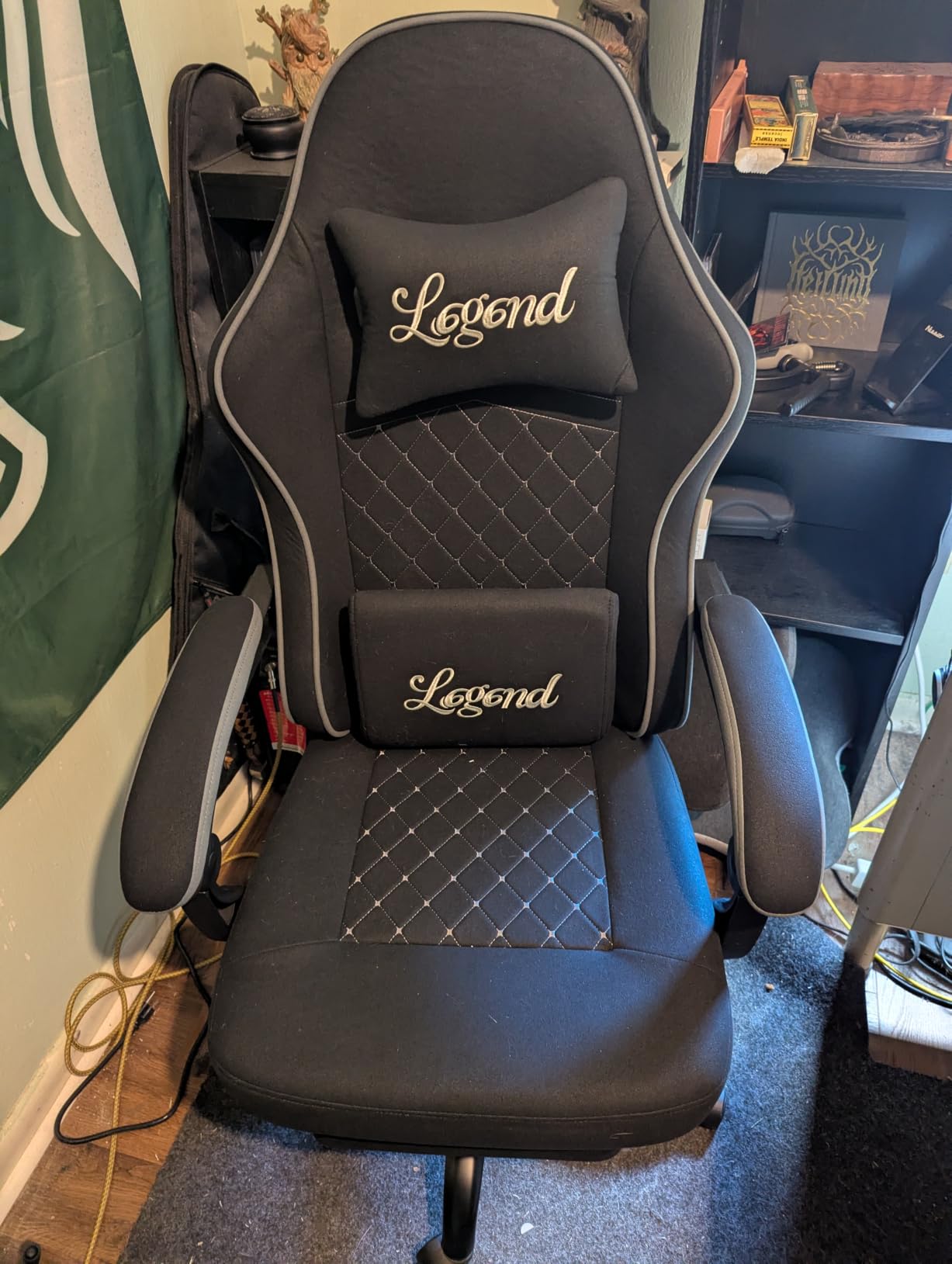 Gaming Chair for Adults with Footrest, Ergonomic Computer Chair, 330 lb customer photo 2