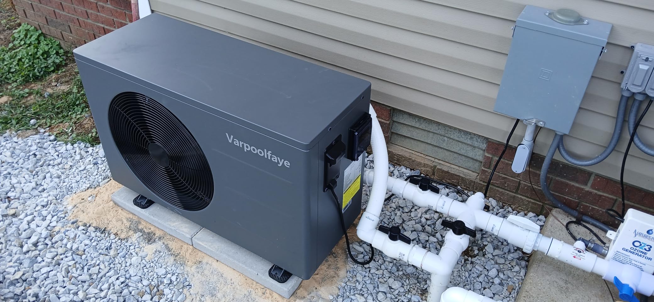 5,500 Gallon Heat Pump Pool Heater for Above Ground Pool 110v customer photo 2