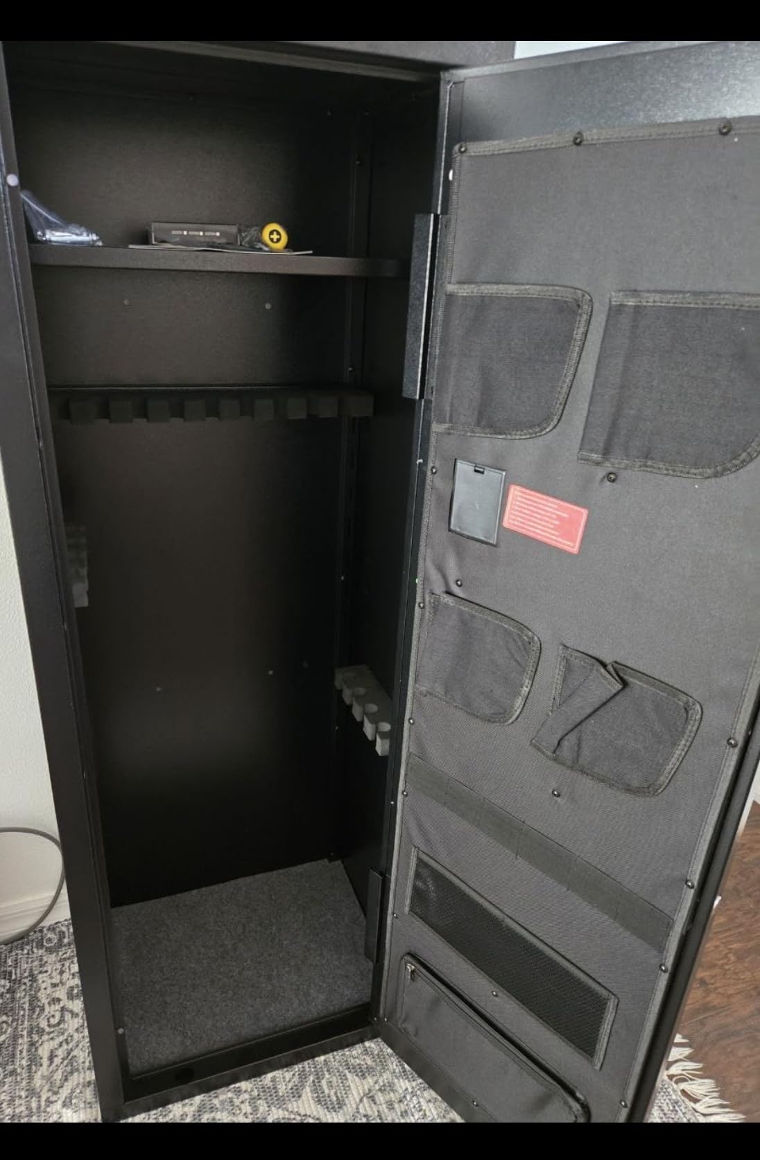 20-25 Fingerprint Large Gun Safe for Rifles and Pistols with Scope, AR-15 customer photo 2