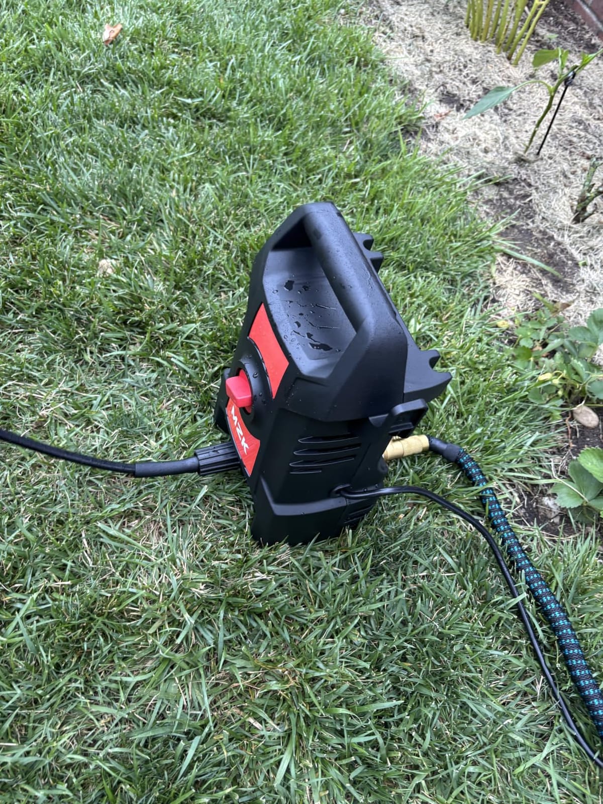 MZK Lightweight Pressure Washer, Portable Power Cleaner with Foam Cannon | High Pressure Cleaning Machine with 4 nozzles for cars, patios, fences, driveways, and home outdoor cleaning. customer photo 2