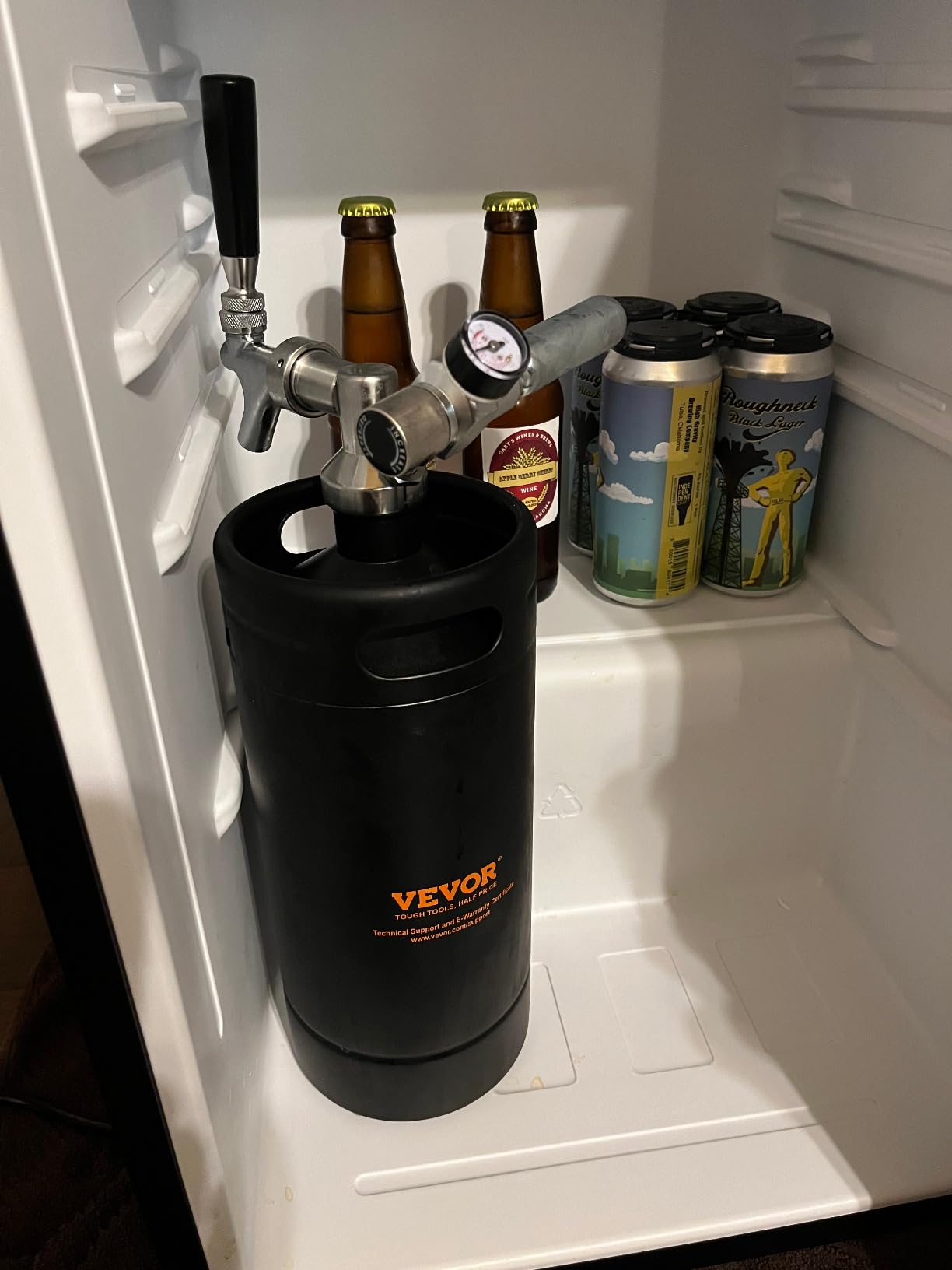 VEVOR Nitro Cold Brew Coffee Maker 17 oz Nitrogen Dispenser System, Home Brew Coffee Keg, Portable Nitrogen Infuser with Dispenser and Pressure Relieving Valve customer photo 1