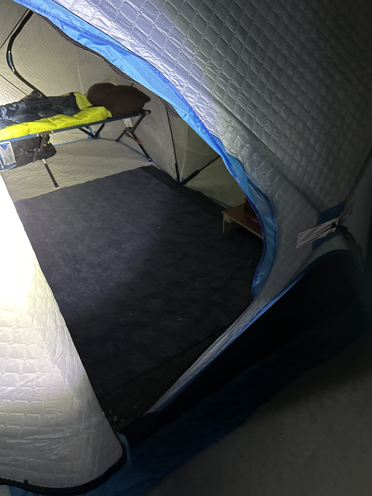 Outsunny 2/4/8 Person Pop-up Insulated Ice Fishing Tent customer photo 1