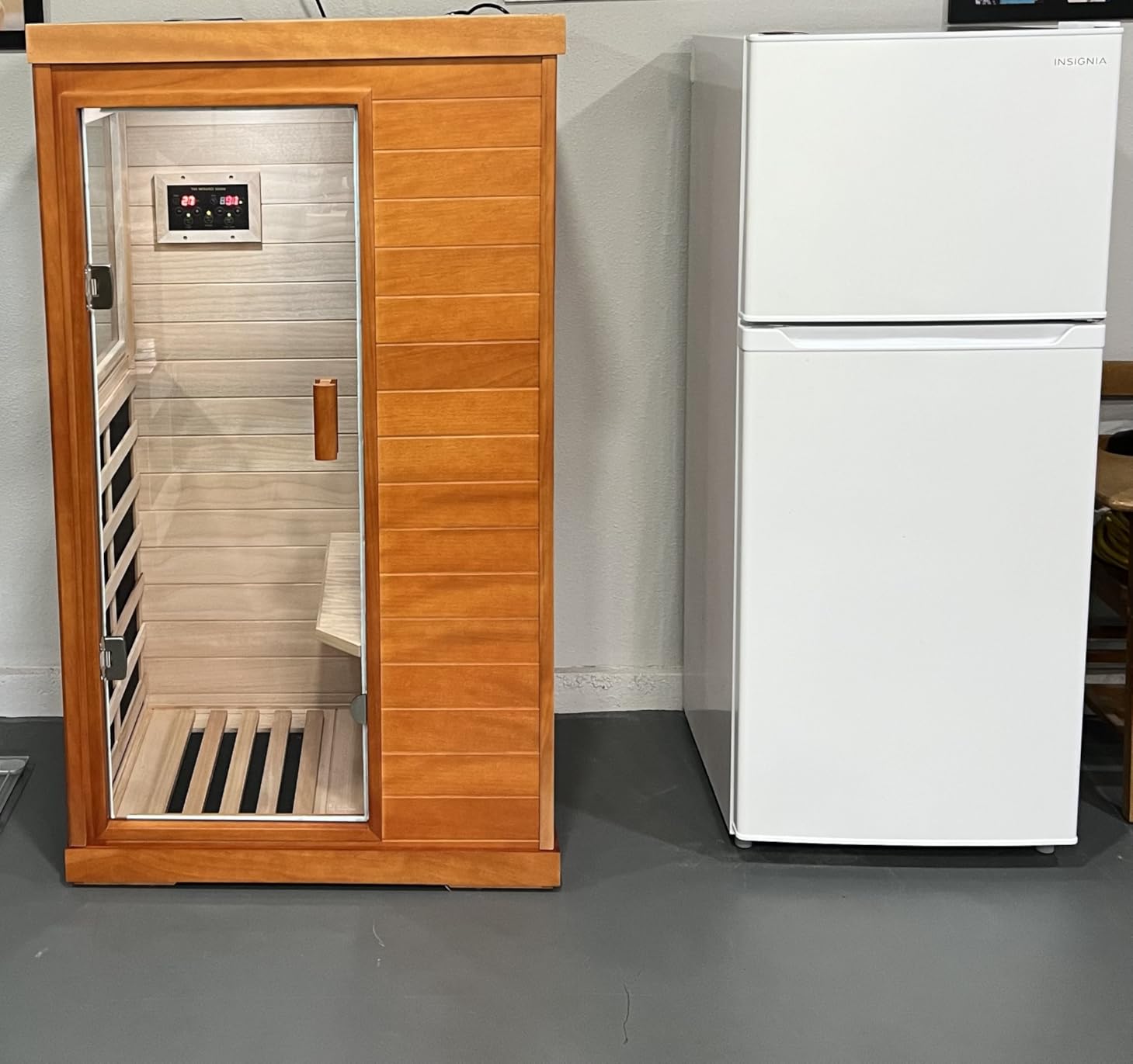 Barrel Steam Sauna Outdoor 4-6 Person 9KW Heater for Backyard Patio Deck customer photo 1