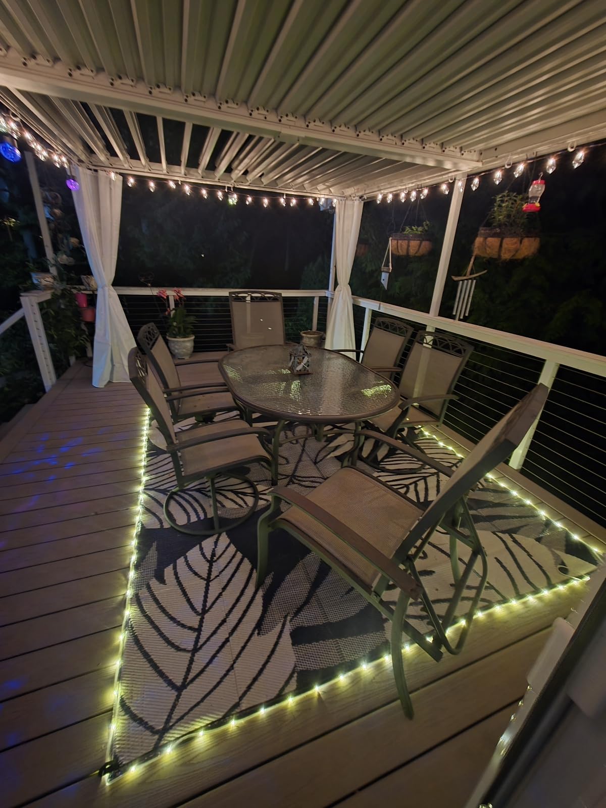 Louvered Pergola 10' x 13', Outdoor Aluminum Pergola, Gray customer photo 1